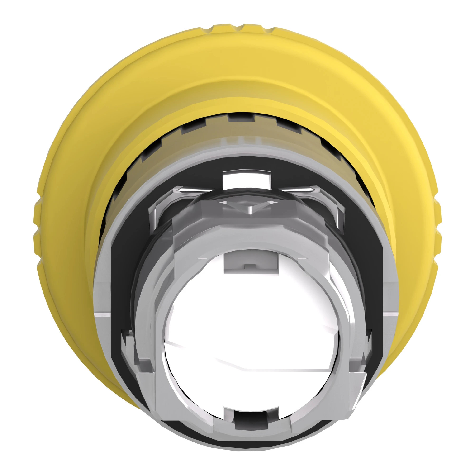 Schneider Electric ZB4BS55 Mushroom Push Button, Front Element, Harmony XB4, Metal, 22mm, Yellow, Mushroom 40mm, Twist Release (img_002) Schneider Electric ZB4BS55 Mushroom Push Button, Front Element, Harmony XB4, Metal, 22mm, Yellow, Mushroom 40mm, Twist Release (img_002)