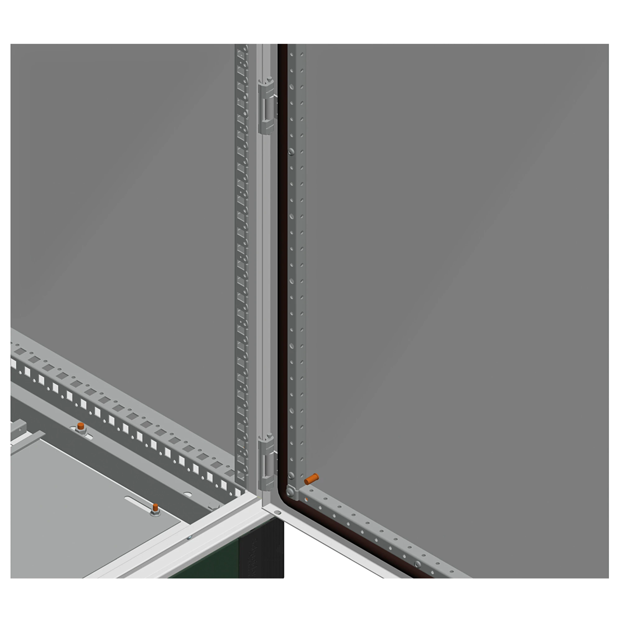 Schneider Electric NSYSMVR14 Spacial SM adapter profile, vertical, 1400mm, packaging unit: 2 pieces (img_001)