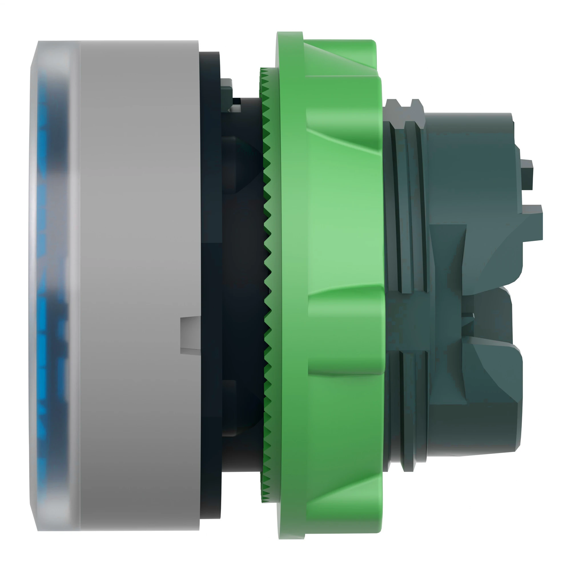 Schneider Electric ZB5AA68C0 Illuminated Pushbutton, Front Element, Harmony XB5, Plastic, 22mm, Light Grey, Blue, for Universal LED, for Insert Label (img_005) Schneider Electric ZB5AA68C0 Illuminated Pushbutton, Front Element, Harmony XB5, Plastic, 22mm, Light Grey, Blue, for Universal LED, for Insert Label (img_005)