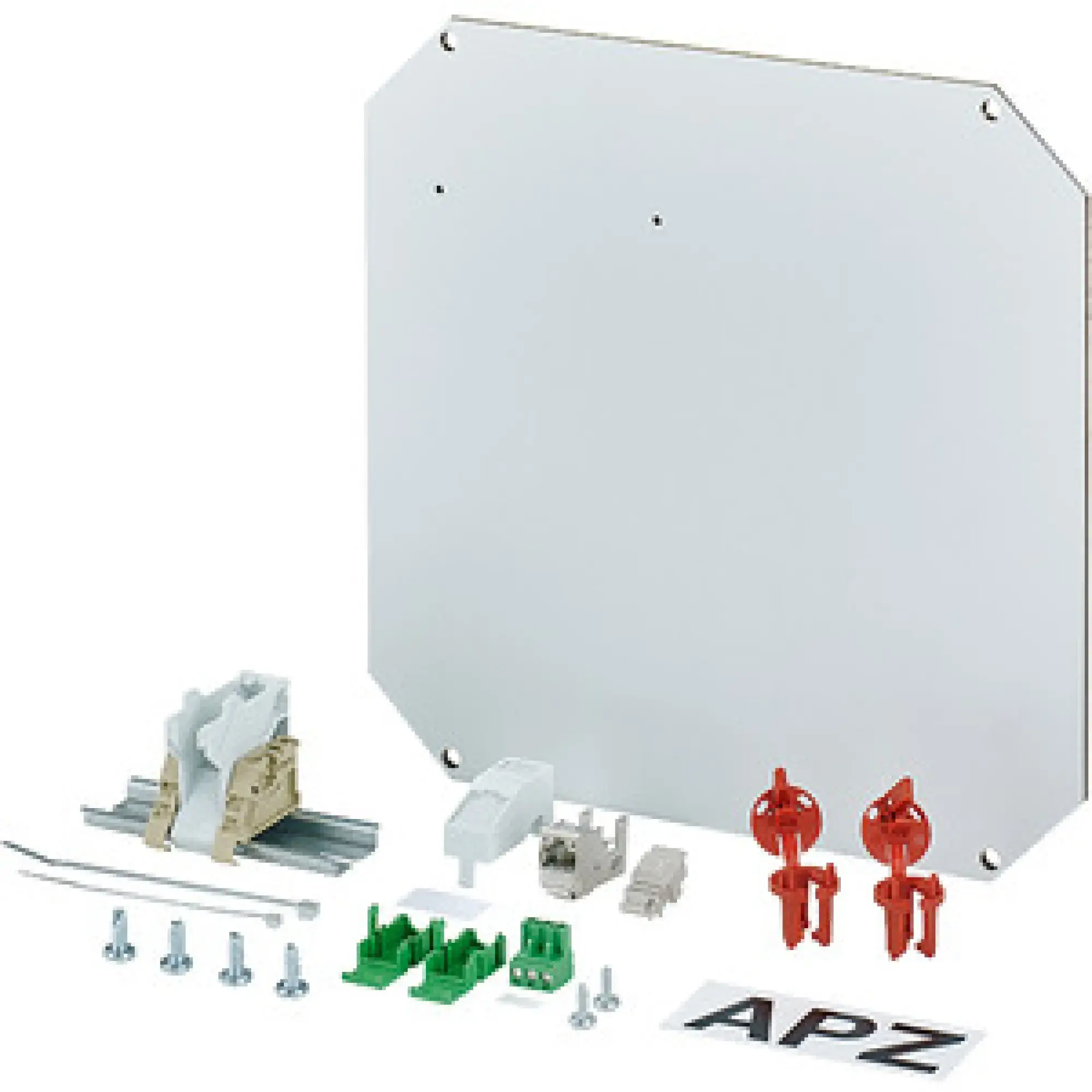 Hensel 20001500 Erweiterungsmodul APZ, RJ45-Buchse, Montagepl. u. Tragschiene Mi EM 79 (img_001) Hensel 20001500 Erweiterungsmodul APZ, RJ45-Buchse, Montagepl. u. Tragschiene Mi EM 79 (img_001)