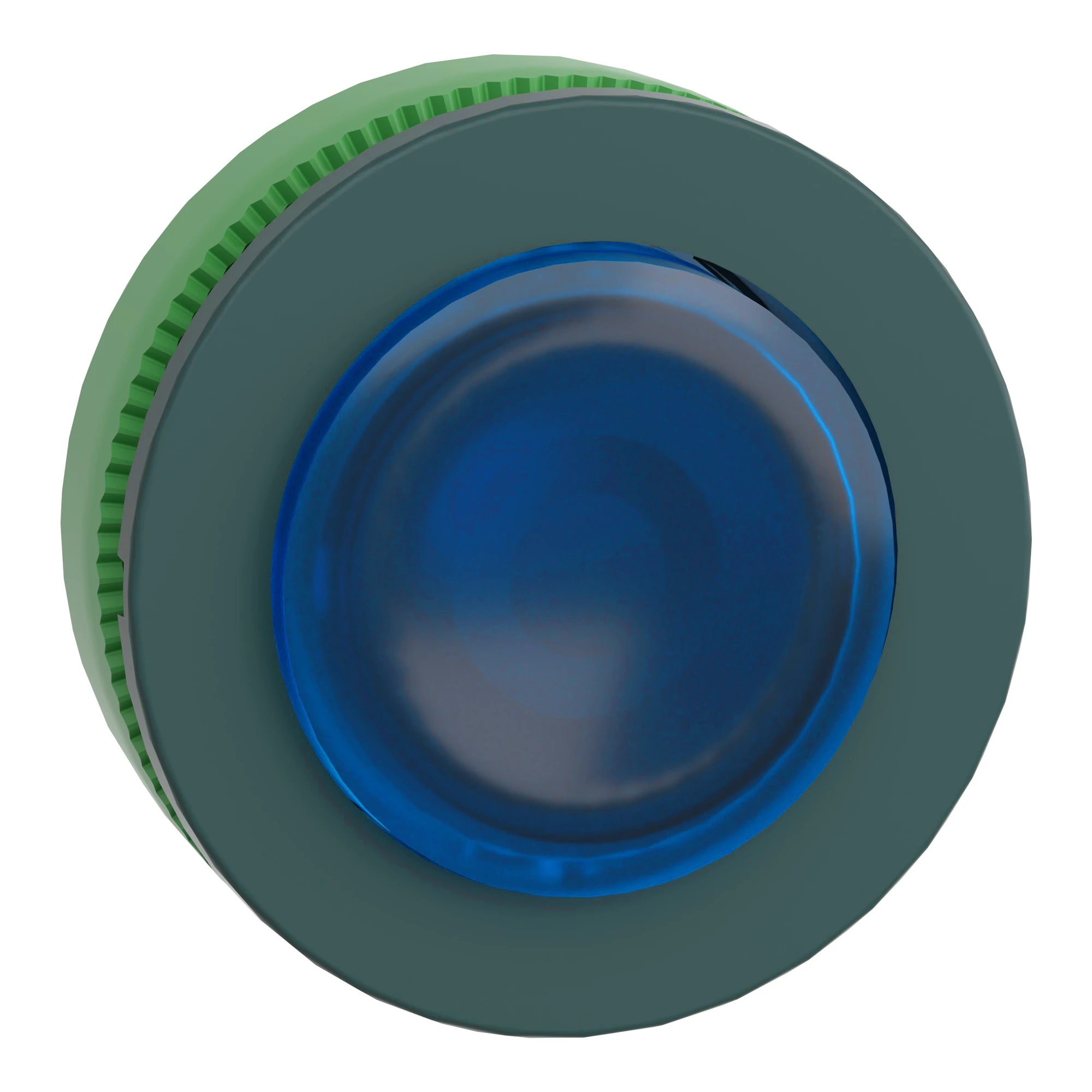 Schneider Electric ZB5FW163 Illuminated push button, front element, Harmony XB5F, plastic, 30mm, blue, protruding, for universal LED (img_001)