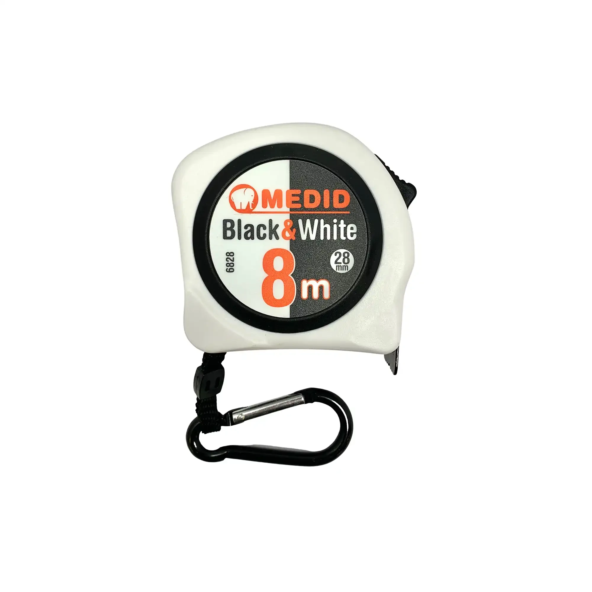 MEDID 6828 Roll tape measure Black & White 8m x 28 mm (img_001)