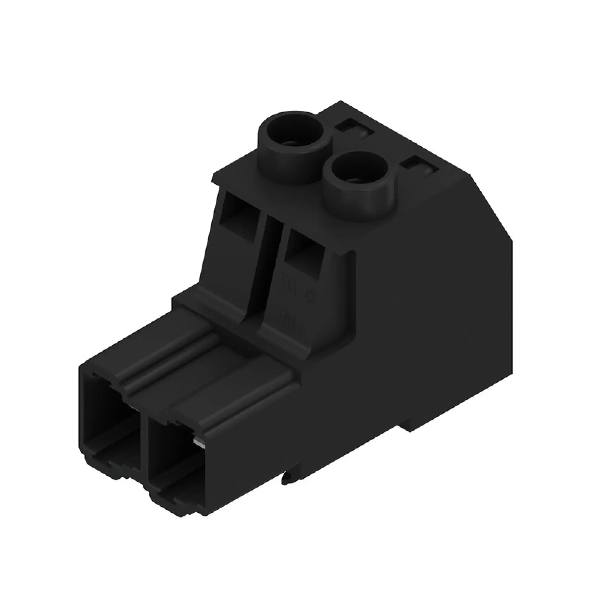 Weidmüller 1947480000 PCB connector (wire connection), 1000 V, 78 A, Pitch in mm: 10.16, 16 mm², Number of poles: 2, Clamping yoke connection, Box (img_001)