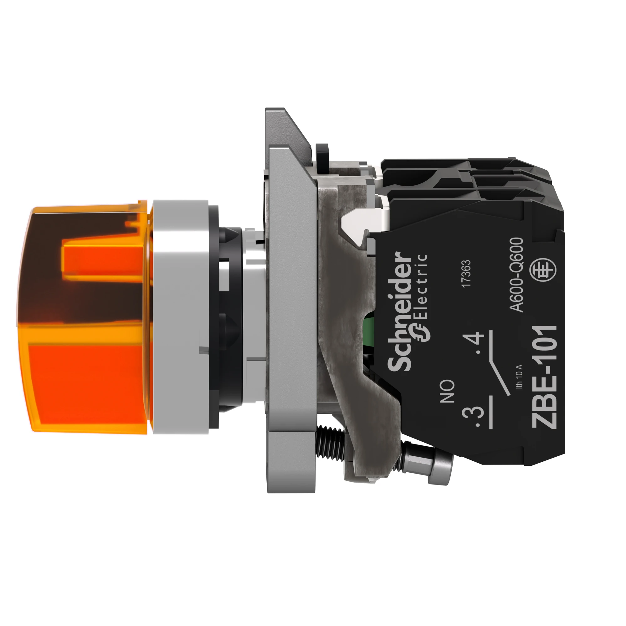 Schneider Electric XB4BK135B5 Illuminated selector switch, Harmony XB4, metal, 22mm, orange, universal LED, 3 positions, 1NO+1NC, 24V ACDC (img_006) Schneider Electric XB4BK135B5 Illuminated selector switch, Harmony XB4, metal, 22mm, orange, universal LED, 3 positions, 1NO+1NC, 24V ACDC (img_006)