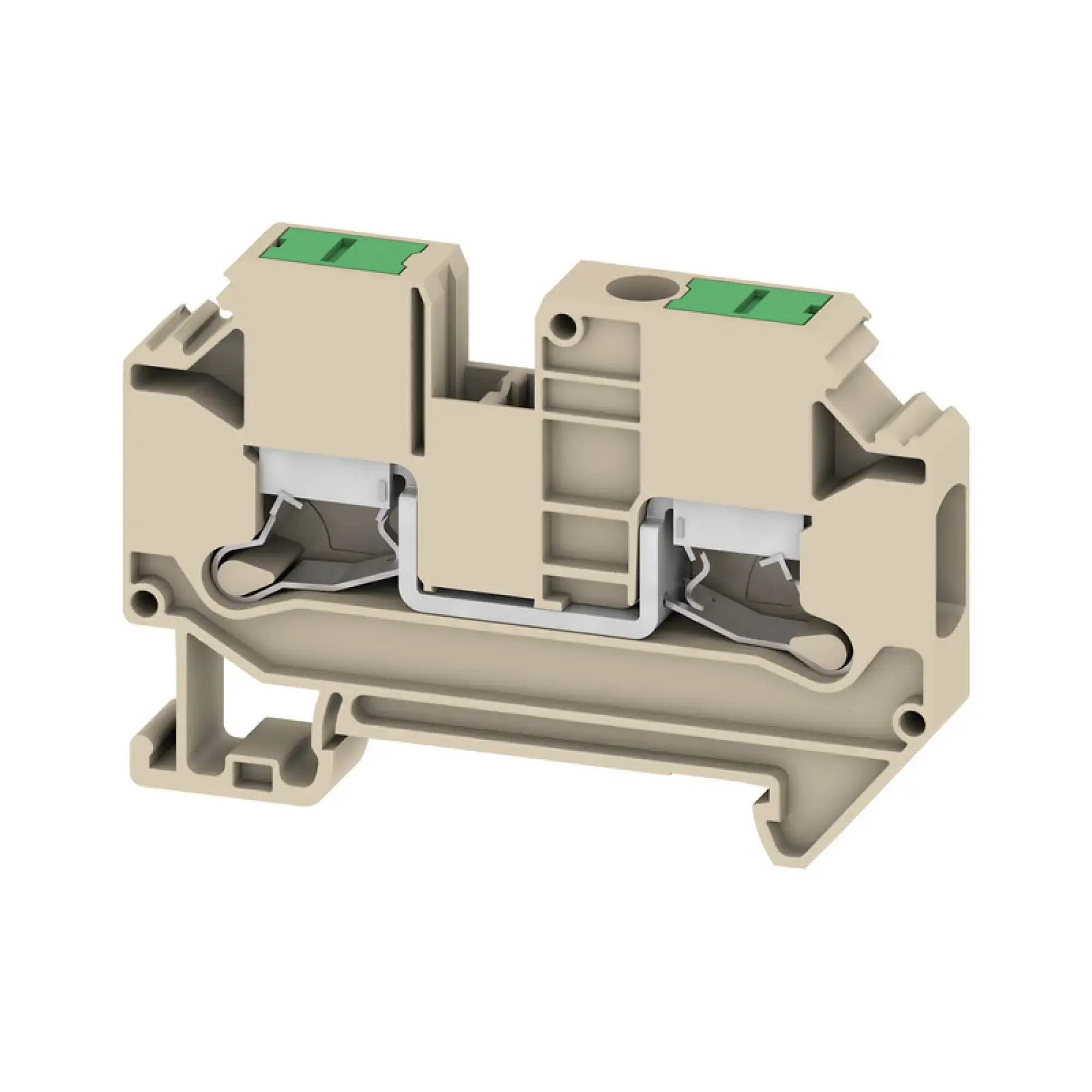 Weidmüller 3037380000 Feed-through terminal block, SNAP IN, dark beige, 6 mm², 41 A, 1000 V, Number of connections: 2 (img_001) Weidmüller 3037380000 Feed-through terminal block, SNAP IN, dark beige, 6 mm², 41 A, 1000 V, Number of connections: 2 (img_001)