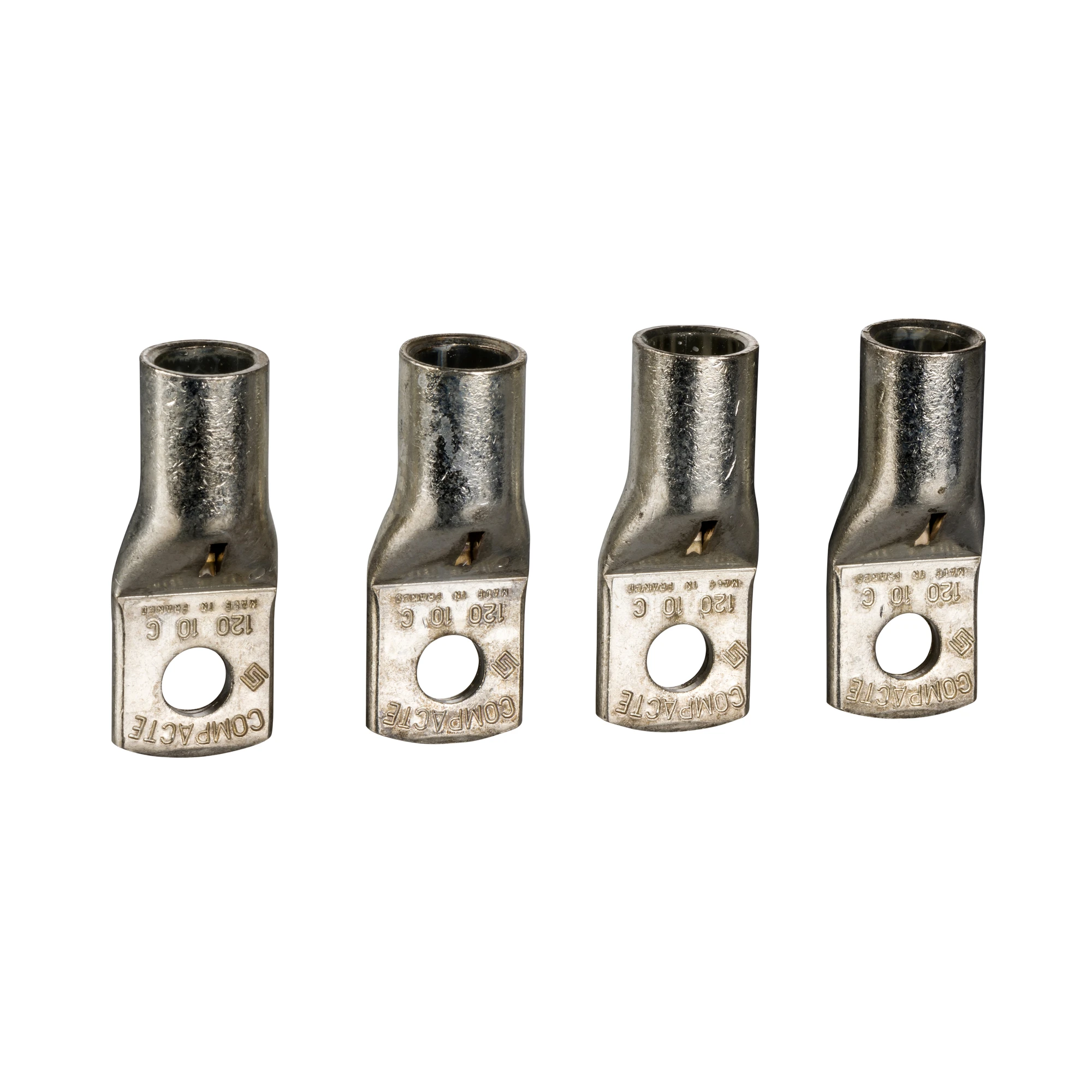 Schneider Electric LV429256 Crimped Cable Lugs for Copper Cables (4 Pcs.), 120mm², with Phase Barriers (img_001)