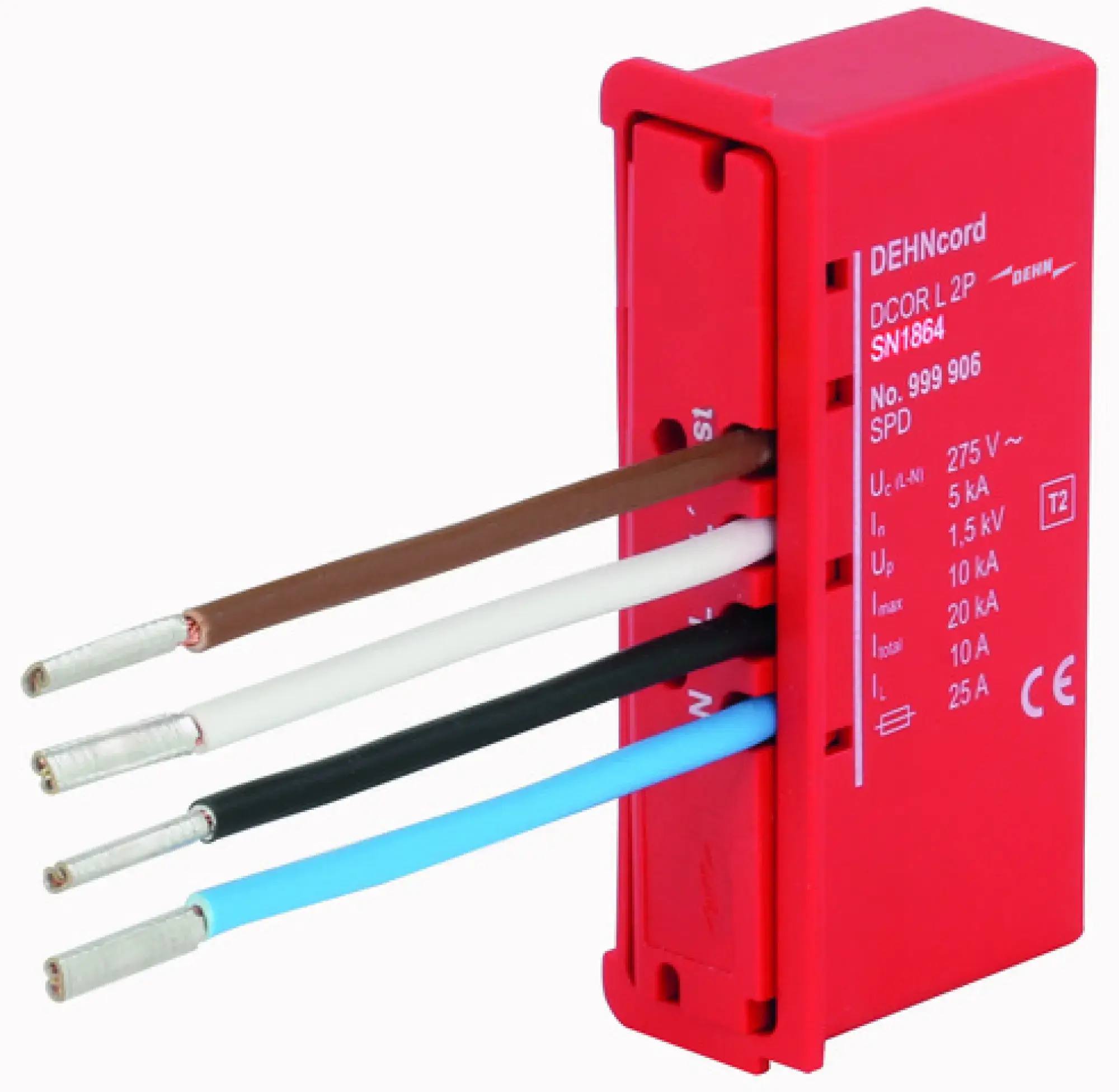 Dehn 999906 Surge arrester Type 2 DEHNcord 2-pole f. electr. installation systems (img_001) Dehn 999906 Surge arrester Type 2 DEHNcord 2-pole f. electr. installation systems (img_001)