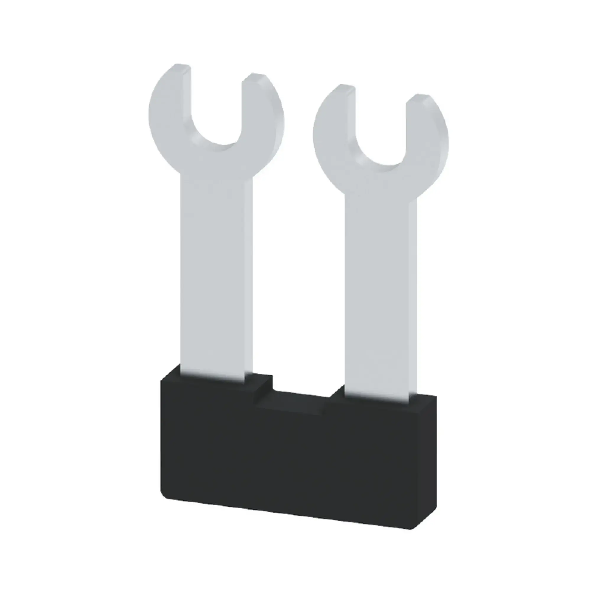 Weidmüller 2615190000 Cross-connector (terminal), when screwed in, black, 41 A, Number of poles: 2, Pitch in mm: 9.00, Insulated: Yes, Width: 14.1 mm (img_001)