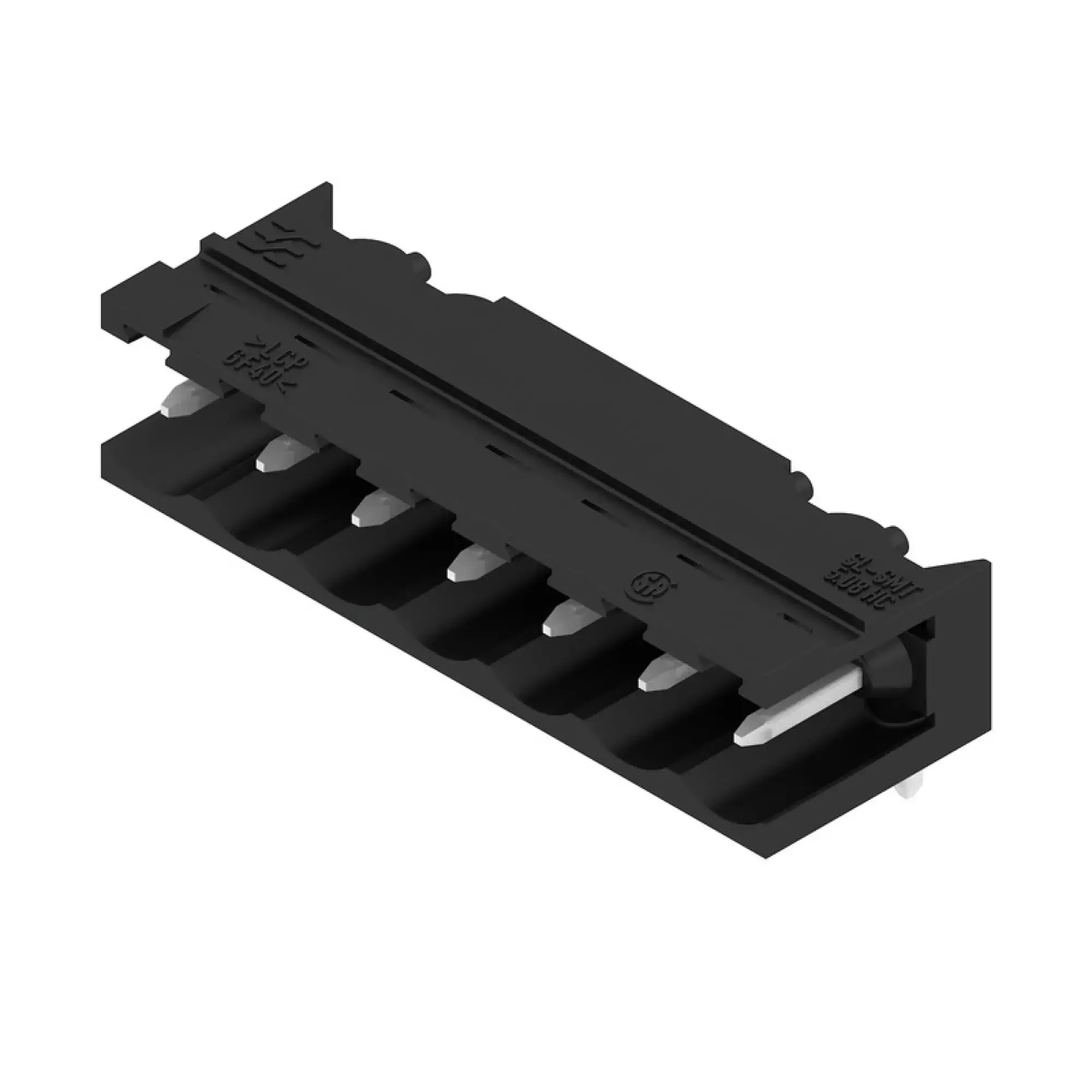 Weidmüller 1780000000 PCB connector (board connection), 320 V, 27.5 A, Pitch in mm: 5.08, Number of poles: 7, THT/THR solder connection, Box (img_001) Weidmüller 1780000000 PCB connector (board connection), 320 V, 27.5 A, Pitch in mm: 5.08, Number of poles: 7, THT/THR solder connection, Box (img_001)