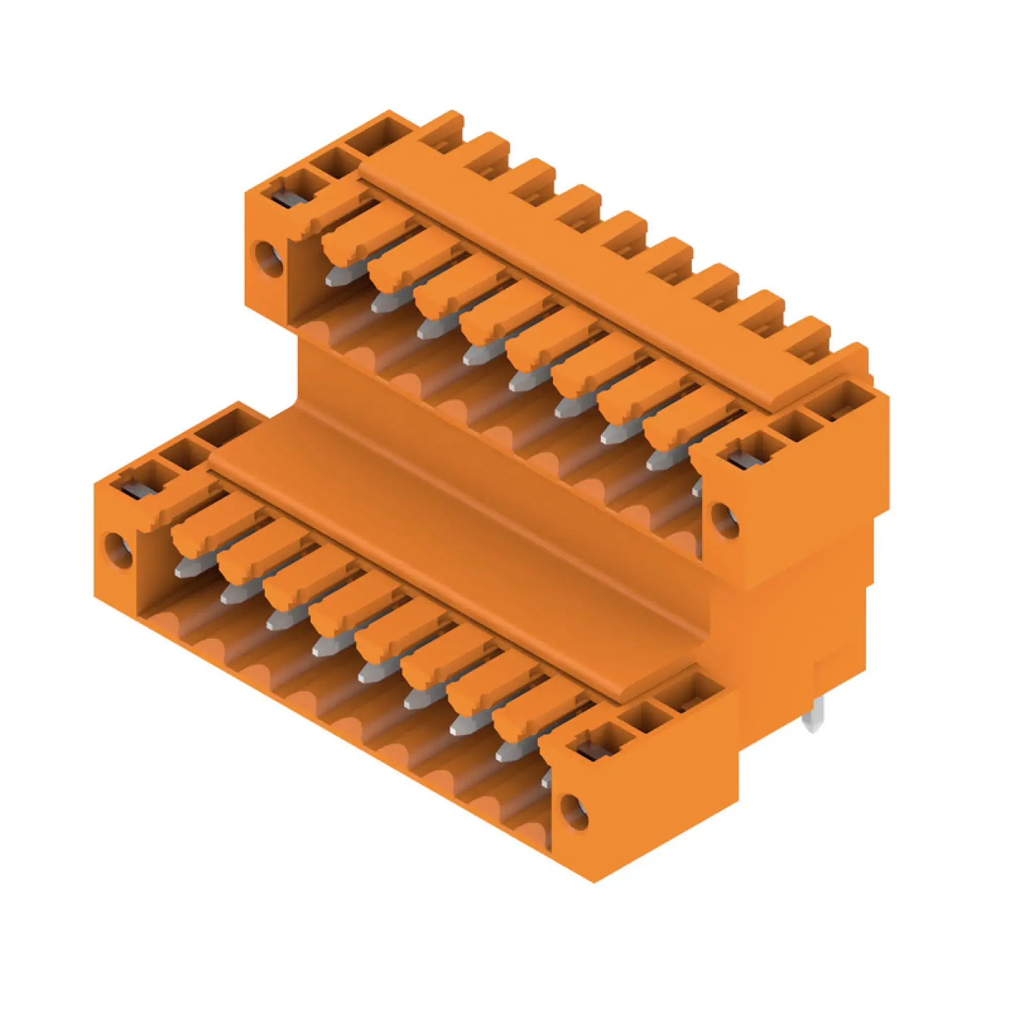 Weidmüller 1890820000 PCB connector (board connection), 160 V, 10.5 A, Pitch in mm: 3.50, Number of poles: 18, THT solder connection, Box (img_001)