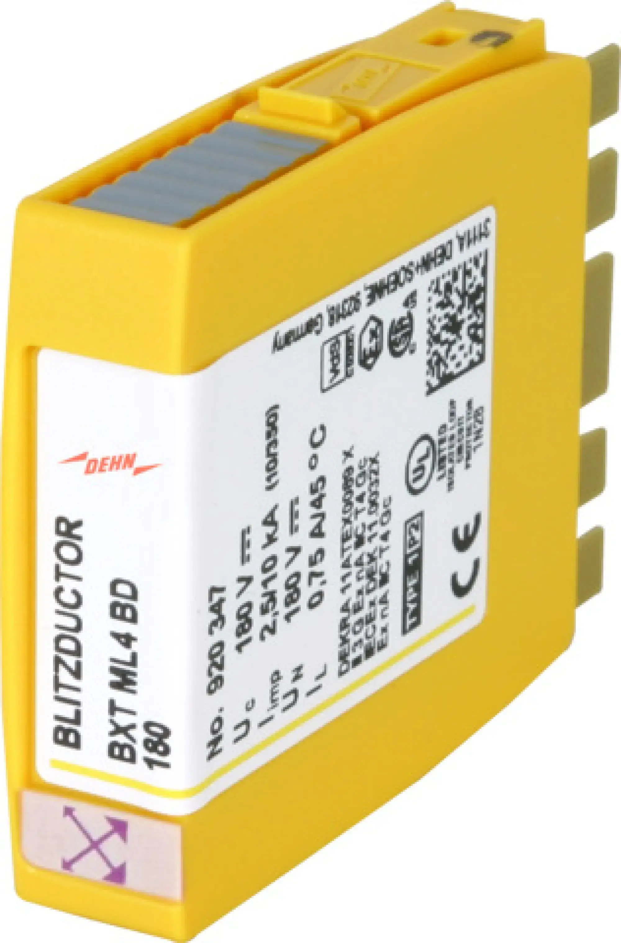 Dehn 920347 Combined arrester module for 2 pairs BLITZDUCTOR XT with LifeCheck (img_001)