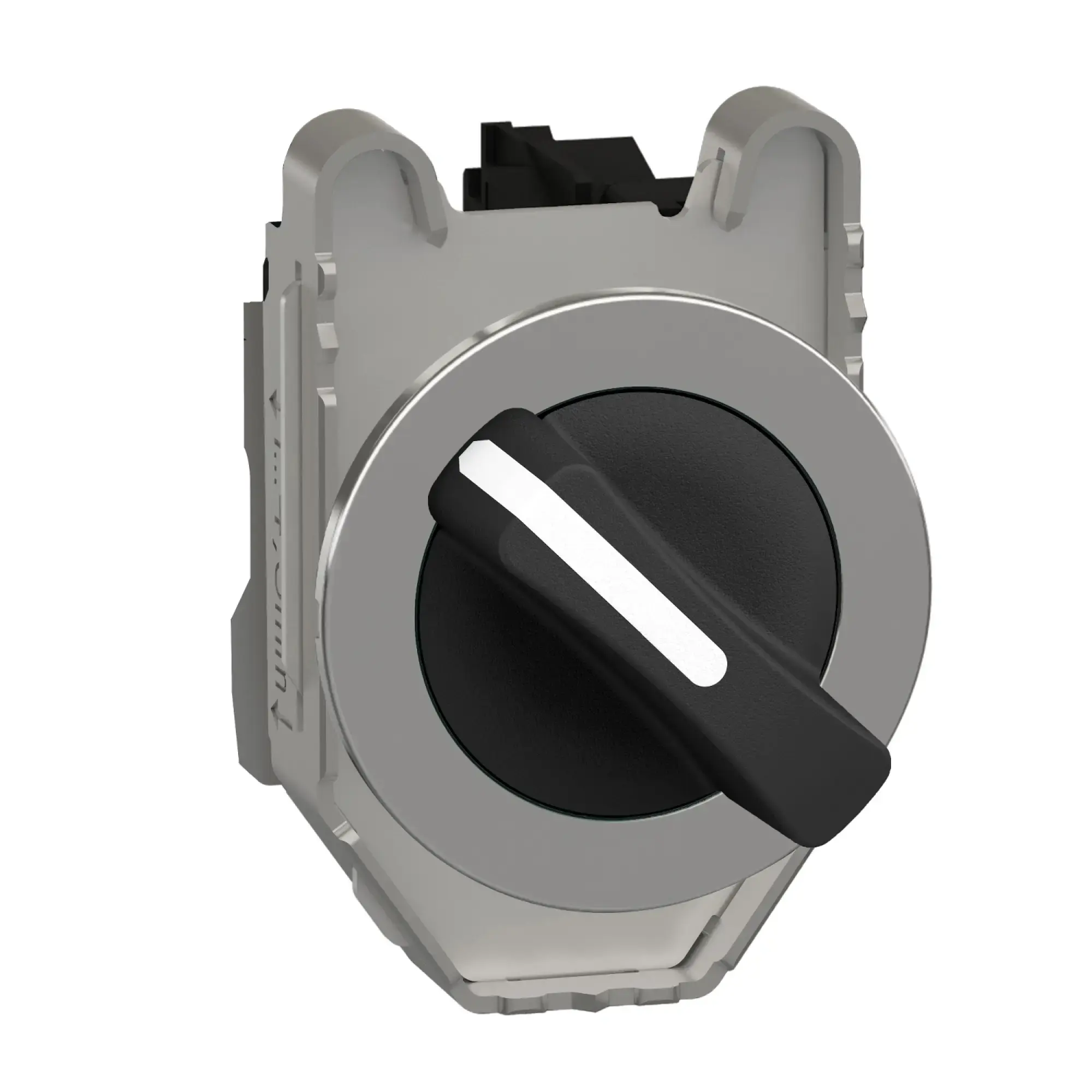 Schneider Electric XB4FJ21 Selector switch, Harmony XB4F, metal, 30mm, black, 2 positions, long toggle, latching, 1NO (img_004)