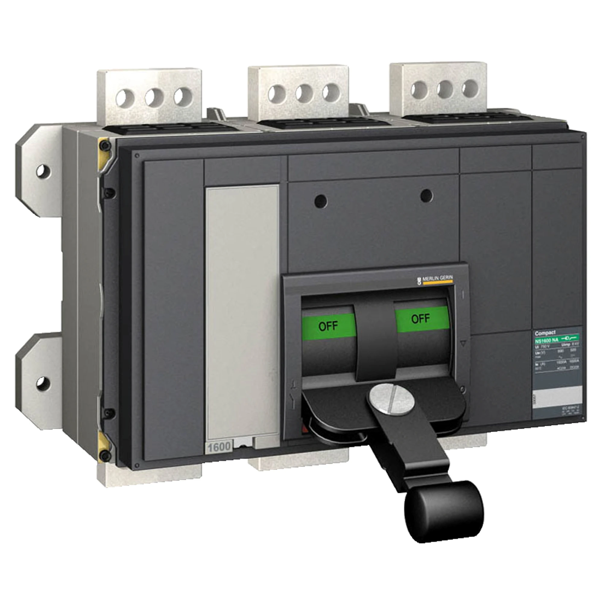 Schneider Electric 34027 Disconnect Switch ComPact NS2000 NA, 3P, 2000A/690V AC Toggle (img_001) Schneider Electric 34027 Disconnect Switch ComPact NS2000 NA, 3P, 2000A/690V AC Toggle (img_001)