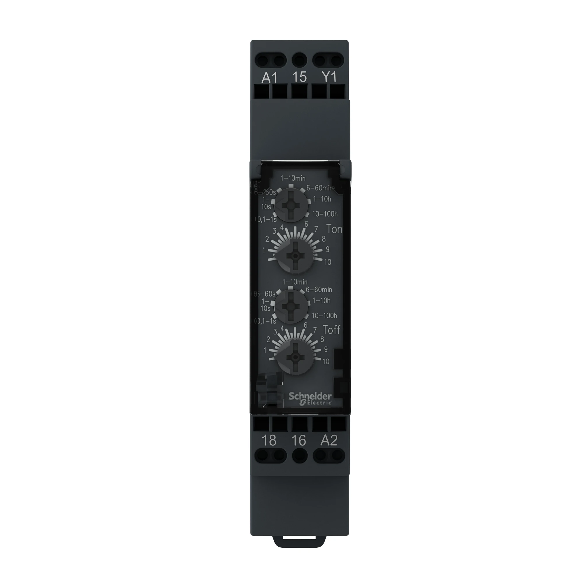 Schneider Electric RE17RLMUS Time Relay Pulse Generator/Flasher, 0.1 s-100 h, Relay 1W, 24 VDC/24-240VAC, Spring-cage (img_003)