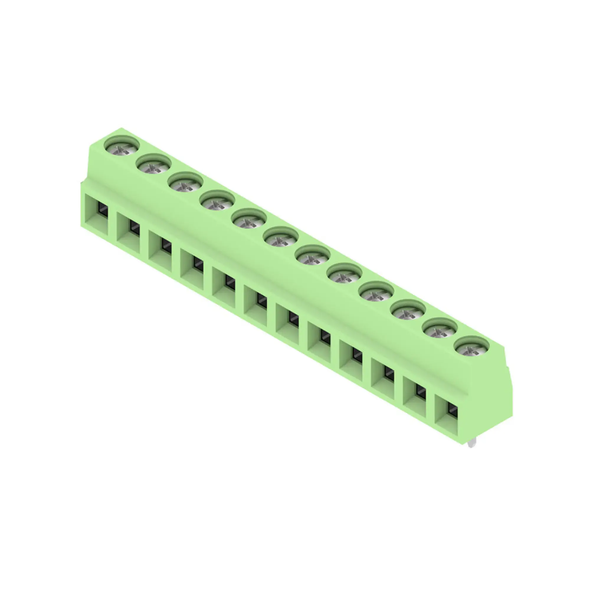 Weidmüller 1811170000 PCB terminal, 320 V, 17.5 A, Pitch in mm: 5.08, 1.5 mm², Number of poles: 12, Clamping yoke connection, THT solder connection, 90°, Box (img_001) Weidmüller 1811170000 PCB terminal, 320 V, 17.5 A, Pitch in mm: 5.08, 1.5 mm², Number of poles: 12, Clamping yoke connection, THT solder connection, 90°, Box (img_001)