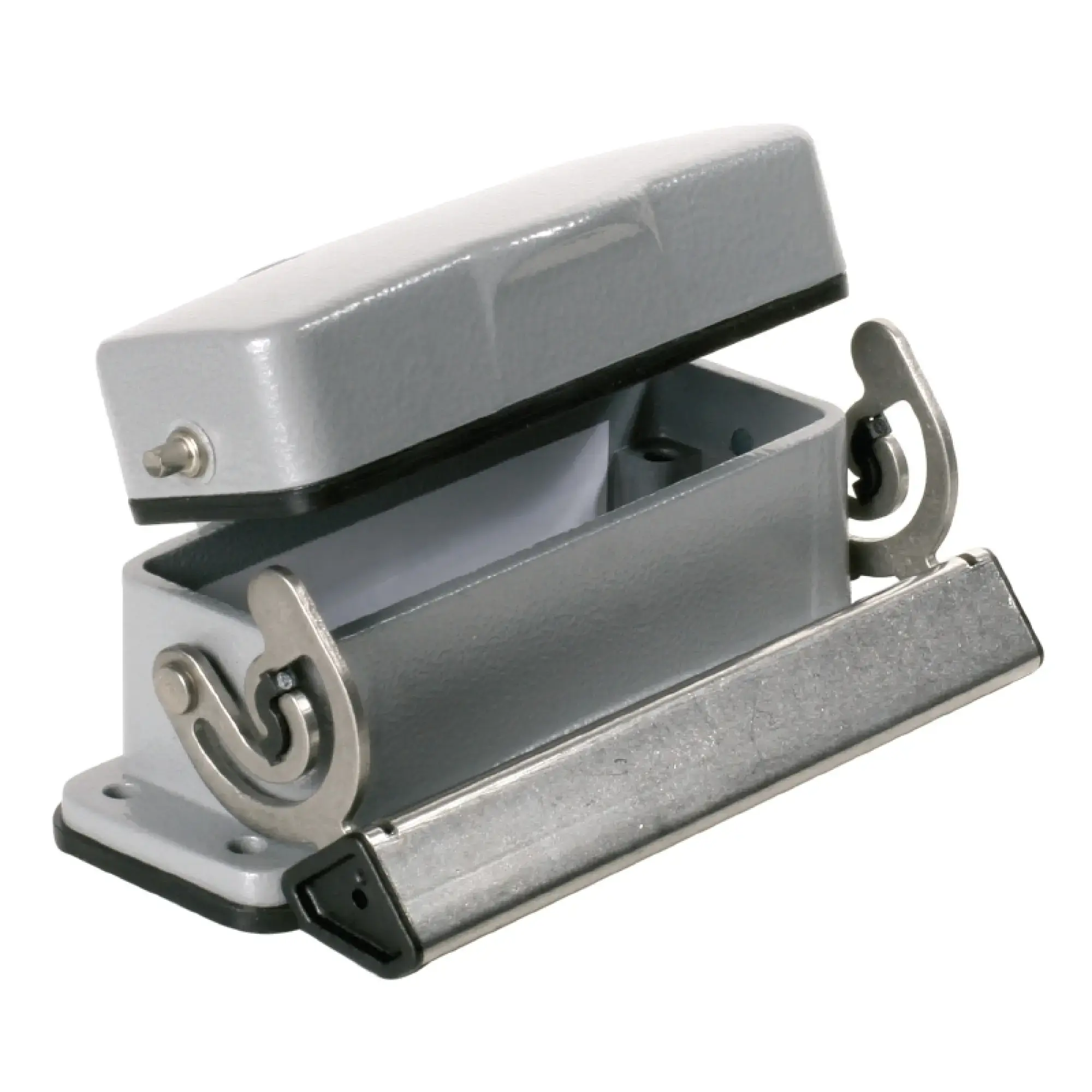 Weidmüller 1664940000 Housing (industry plug-in connectors), Bulkhead housing, End-locking clamp, lower side, Size: 5, IP65 (in plugged condition) (img_001)