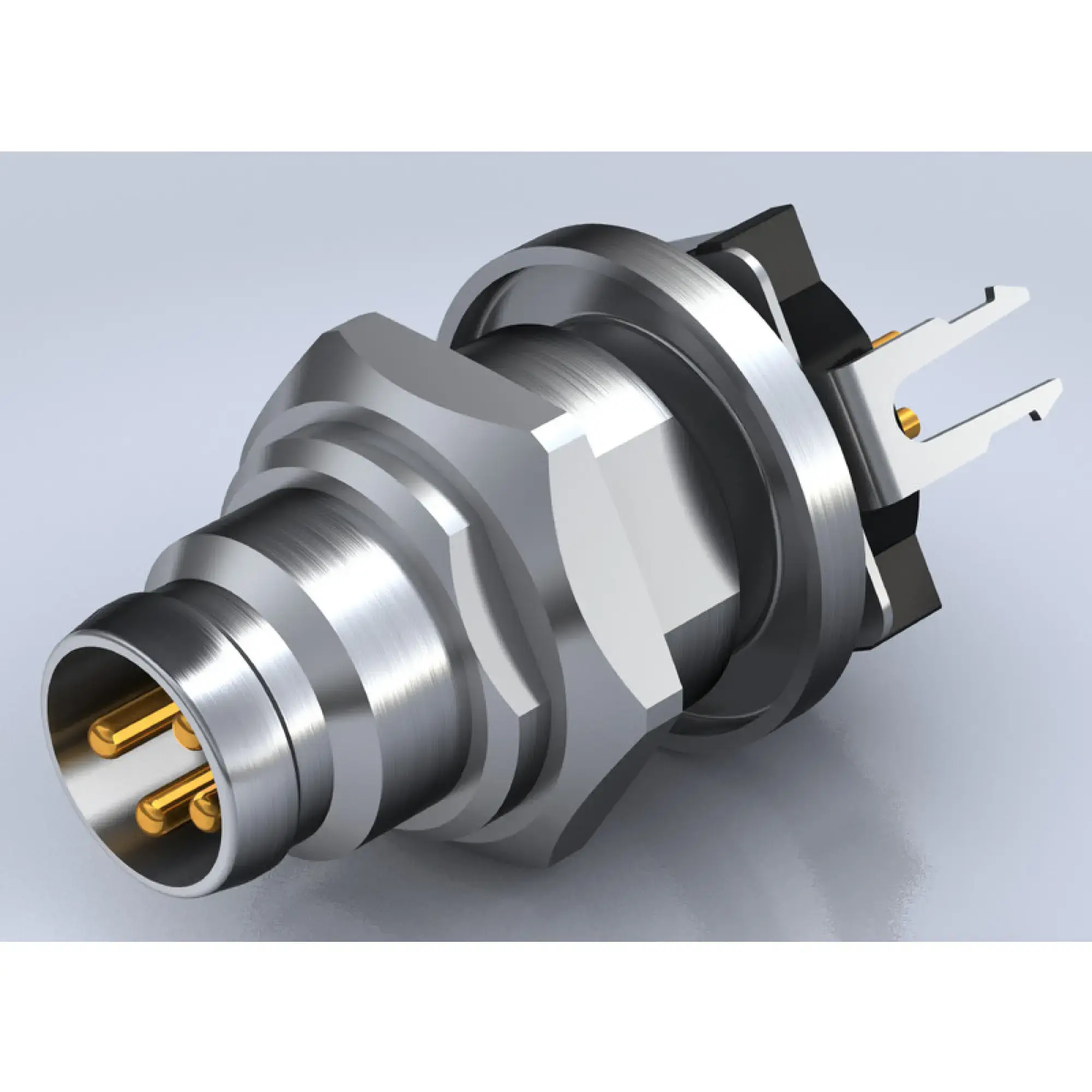 Weidmüller 2423610000 Circular plug connector, installation (PCB connection system), M8, Number of poles: 4, Rear panel mounting, M8 (img_001) Weidmüller 2423610000 Circular plug connector, installation (PCB connection system), M8, Number of poles: 4, Rear panel mounting, M8 (img_001)