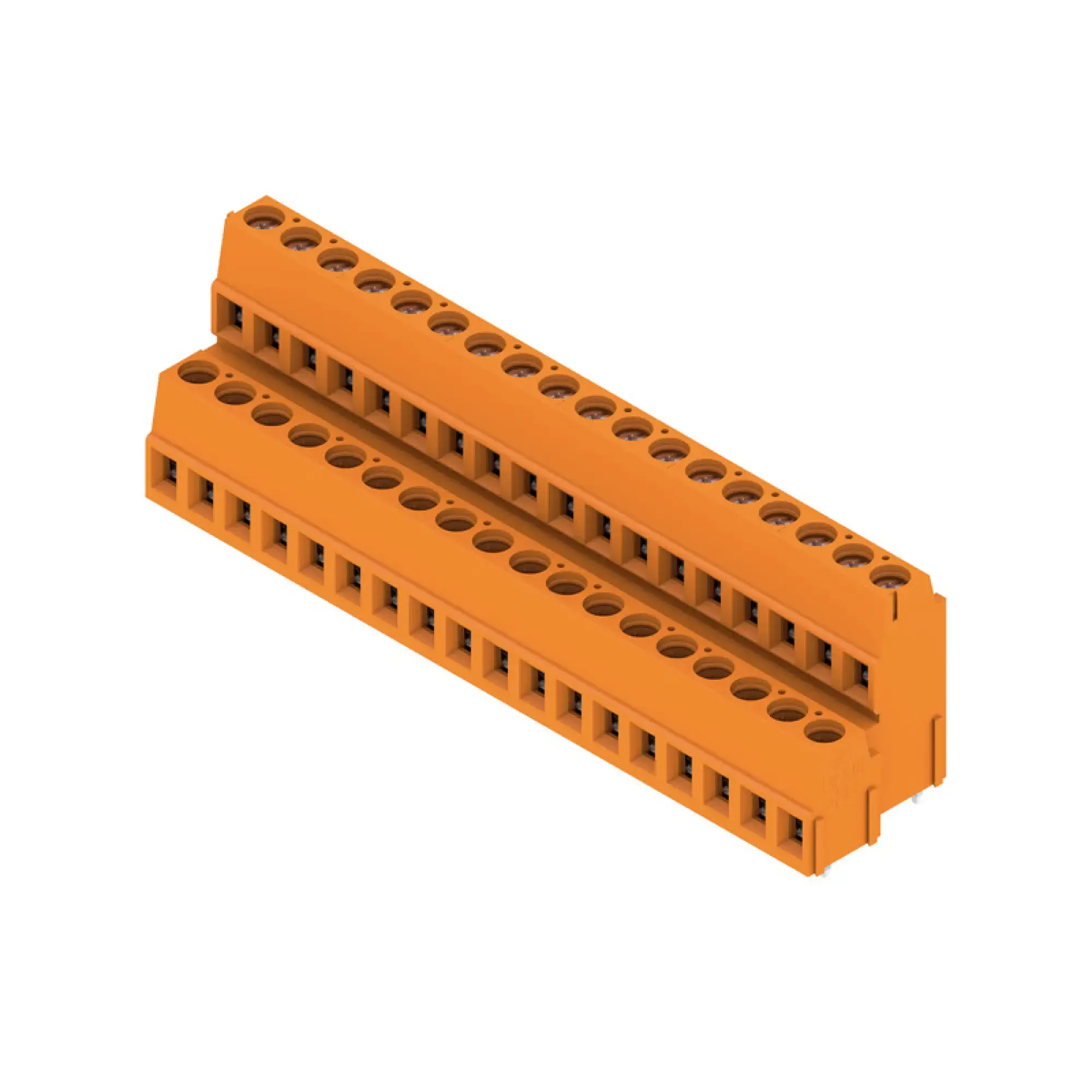 Weidmüller 2617590000 PCB terminal, 320 V, 17.5 A, Pitch in mm: 5.08, 2.5 mm², Number of poles: 36, Clamping yoke connection, THT solder connection, 90°, Box (img_001)
