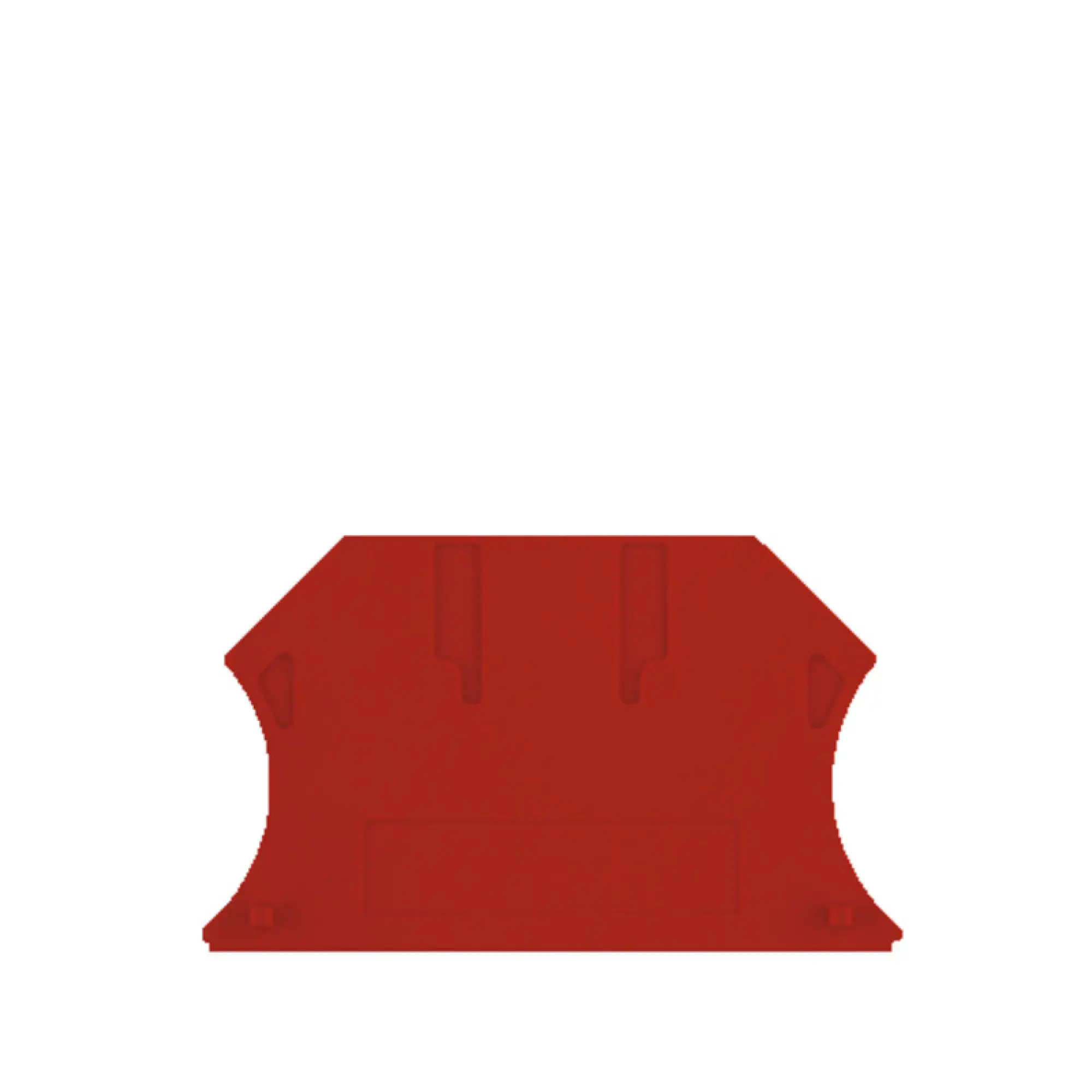 Weidmüller 1050040000 End plate (terminals), red, Height: 56 mm, Width: 1.5 mm, V-0, Wemid (img_001) Weidmüller 1050040000 End plate (terminals), red, Height: 56 mm, Width: 1.5 mm, V-0, Wemid (img_001)