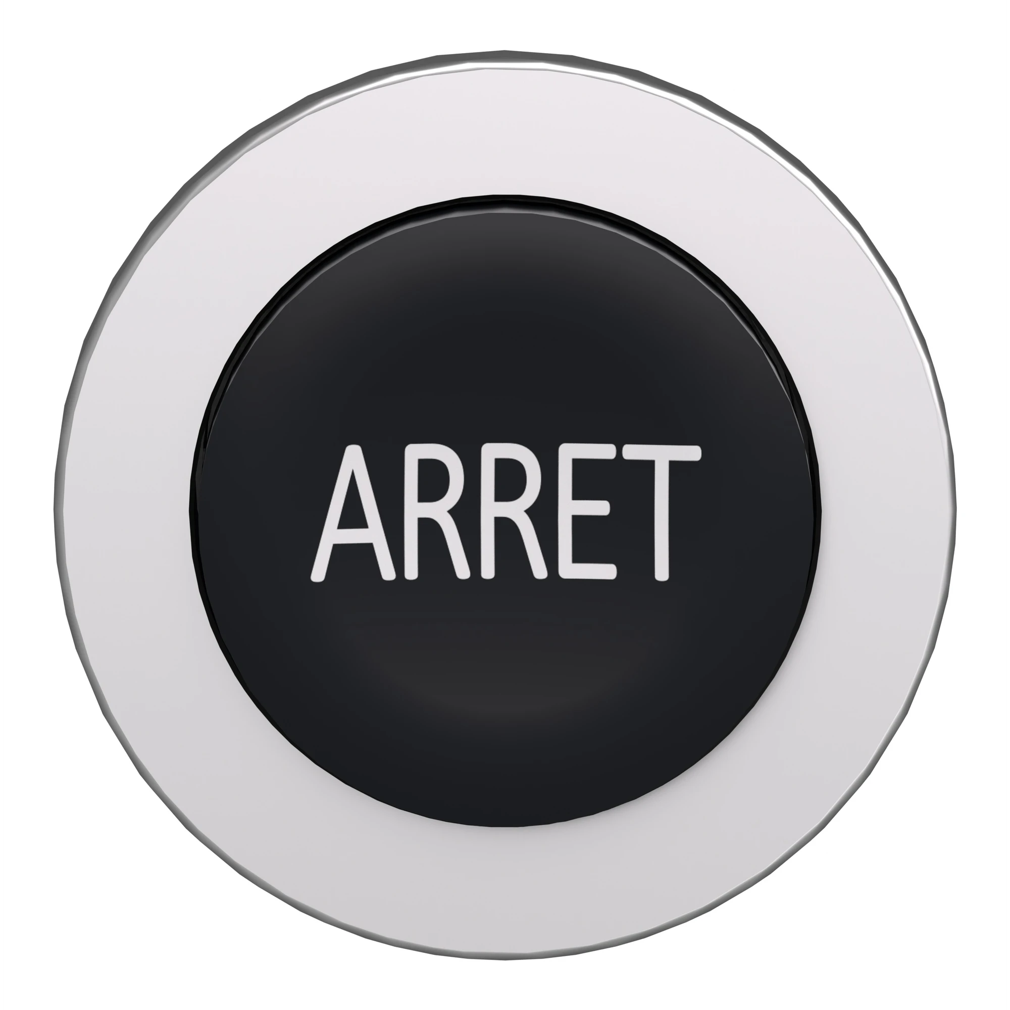 Schneider Electric ZB4FL233 Pushbutton, Front Element, Harmony XB4F, Metal, 30mm, Black, Projecting, Marked ARRET, Momentary (img_004) Schneider Electric ZB4FL233 Pushbutton, Front Element, Harmony XB4F, Metal, 30mm, Black, Projecting, Marked ARRET, Momentary (img_004)