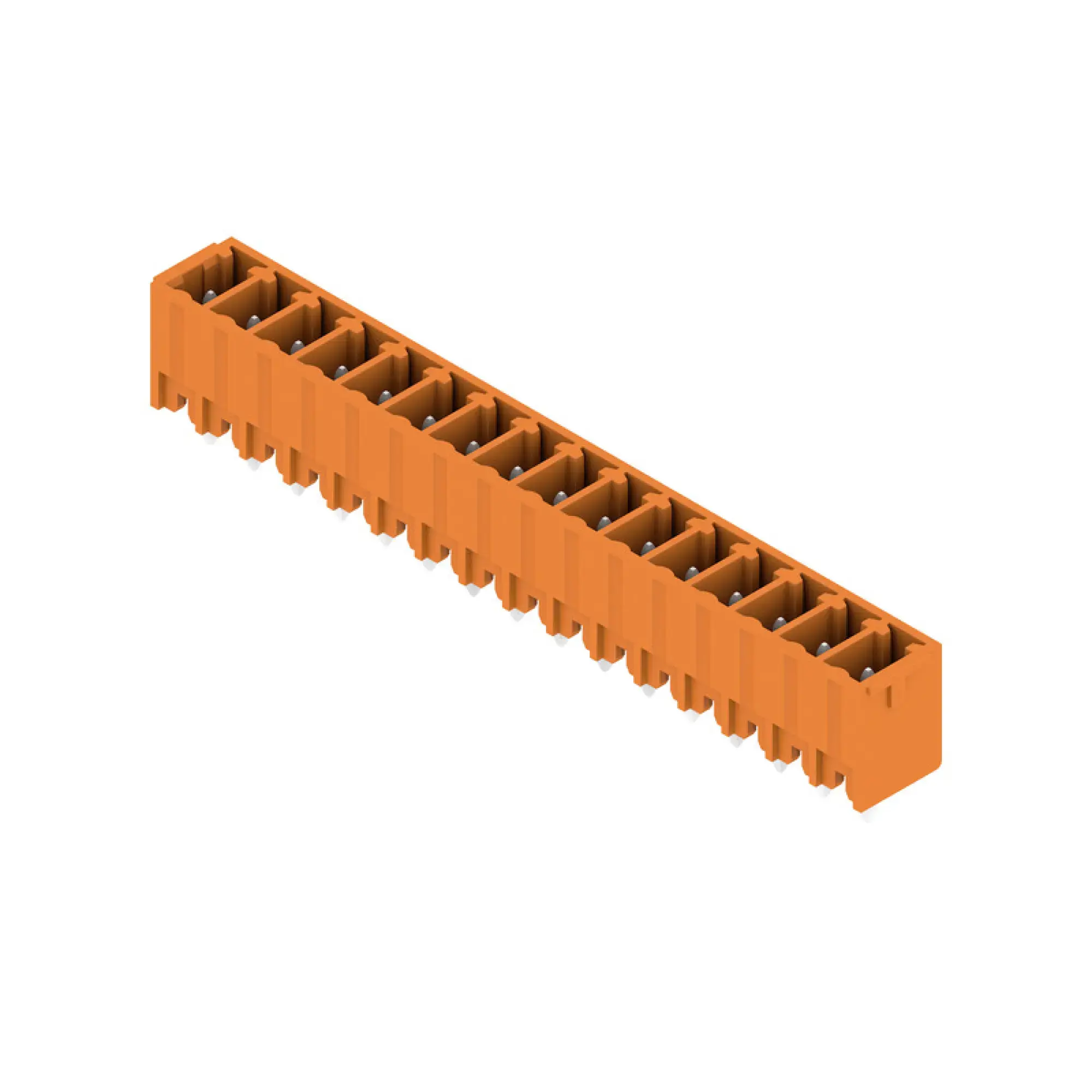 Weidmüller 1942980000 PCB connector (board connection), 160 V, 17.5 A, Pitch in mm: 3.81, Number of poles: 16, THT solder connection, Box (img_001)