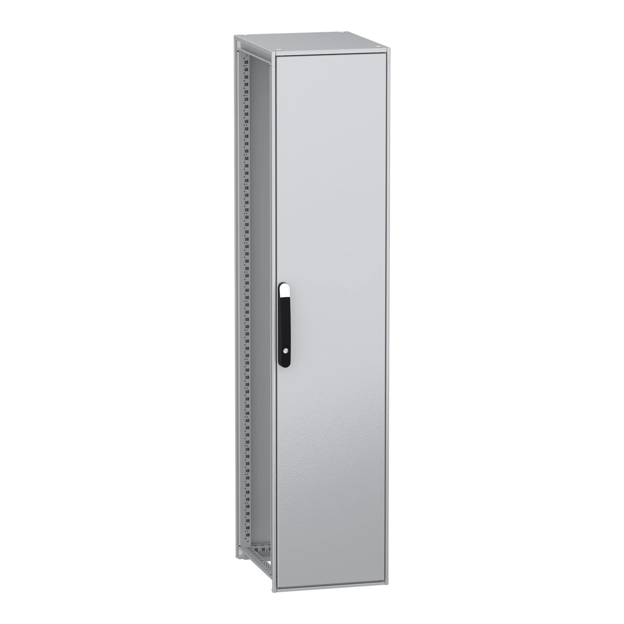 Schneider Electric NSYSFN18450 Freestanding enclosure, electrical, PanelSeT SFN, made of decarbonized steel, without mounting plate, assembled, 1800x400x500mm, IP55 (img_001)