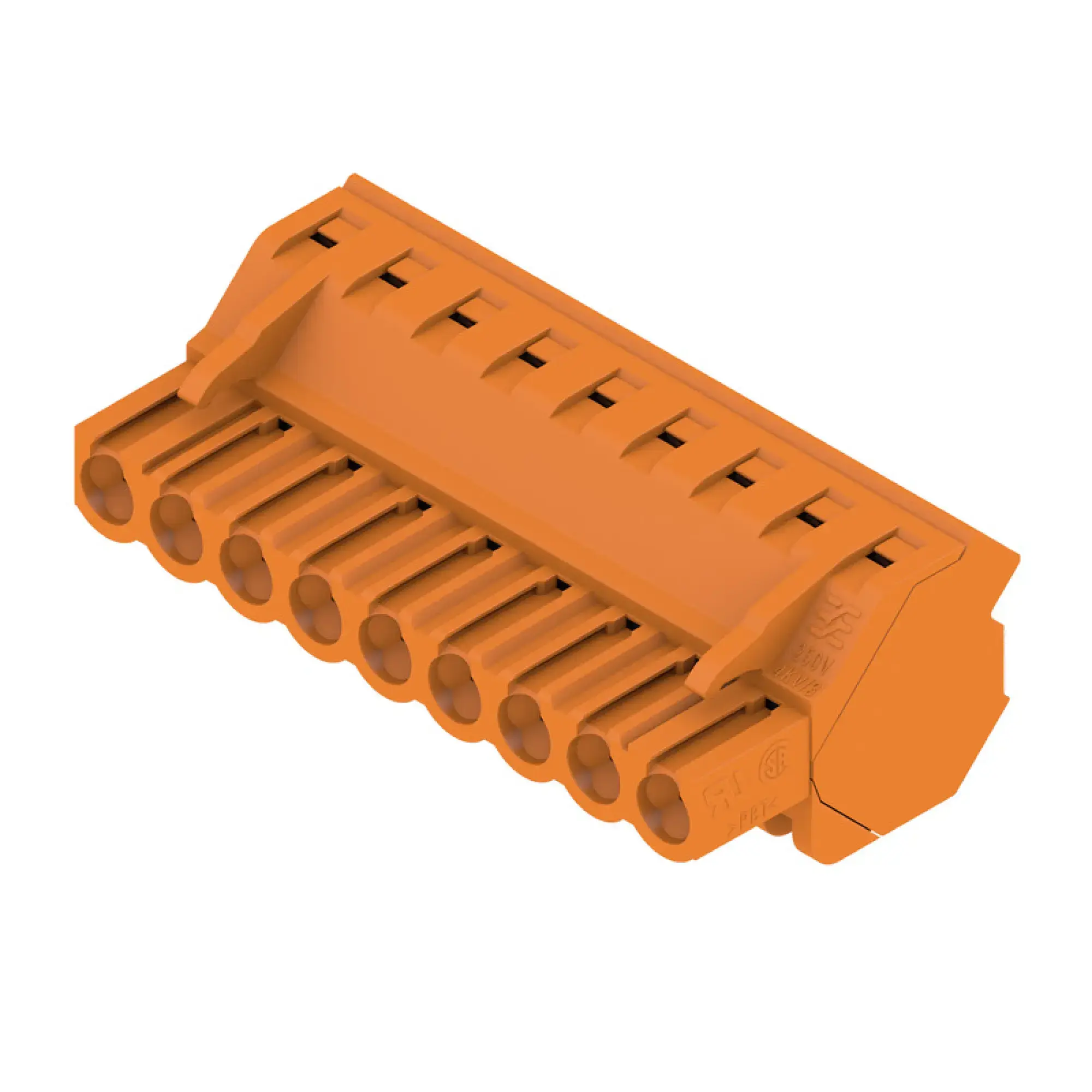 Weidmüller 1946320000 PCB connector (wire connection), 320 V, 17.5 A, Pitch in mm: 5.08, 4 mm², Number of poles: 9, Clamping yoke connection, Box (img_001) Weidmüller 1946320000 PCB connector (wire connection), 320 V, 17.5 A, Pitch in mm: 5.08, 4 mm², Number of poles: 9, Clamping yoke connection, Box (img_001)