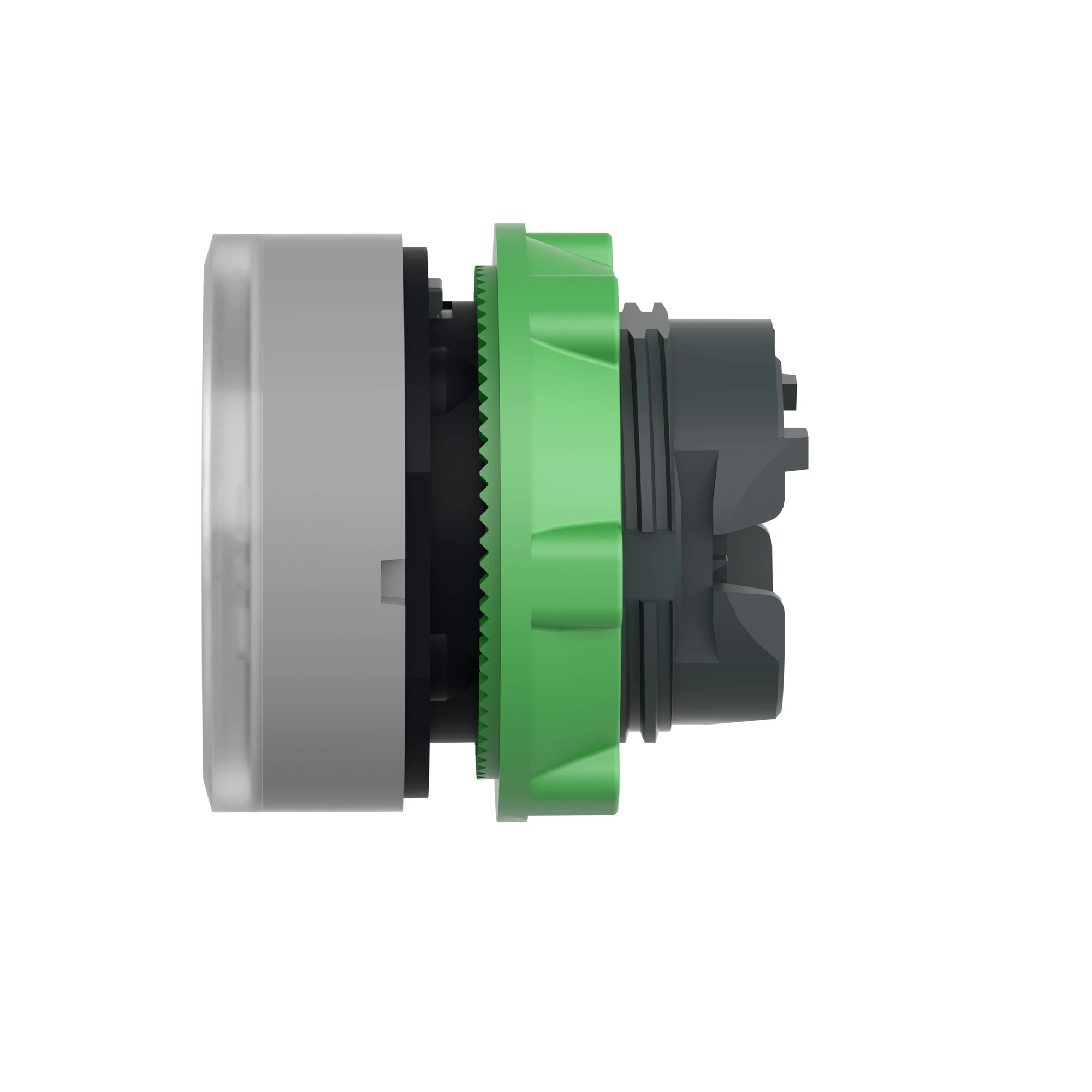 Schneider Electric ZB5AW313C0 Illuminated push-button, front element, Harmony XB5, plastic, 22mm, light gray, white, for universal LED (img_008)