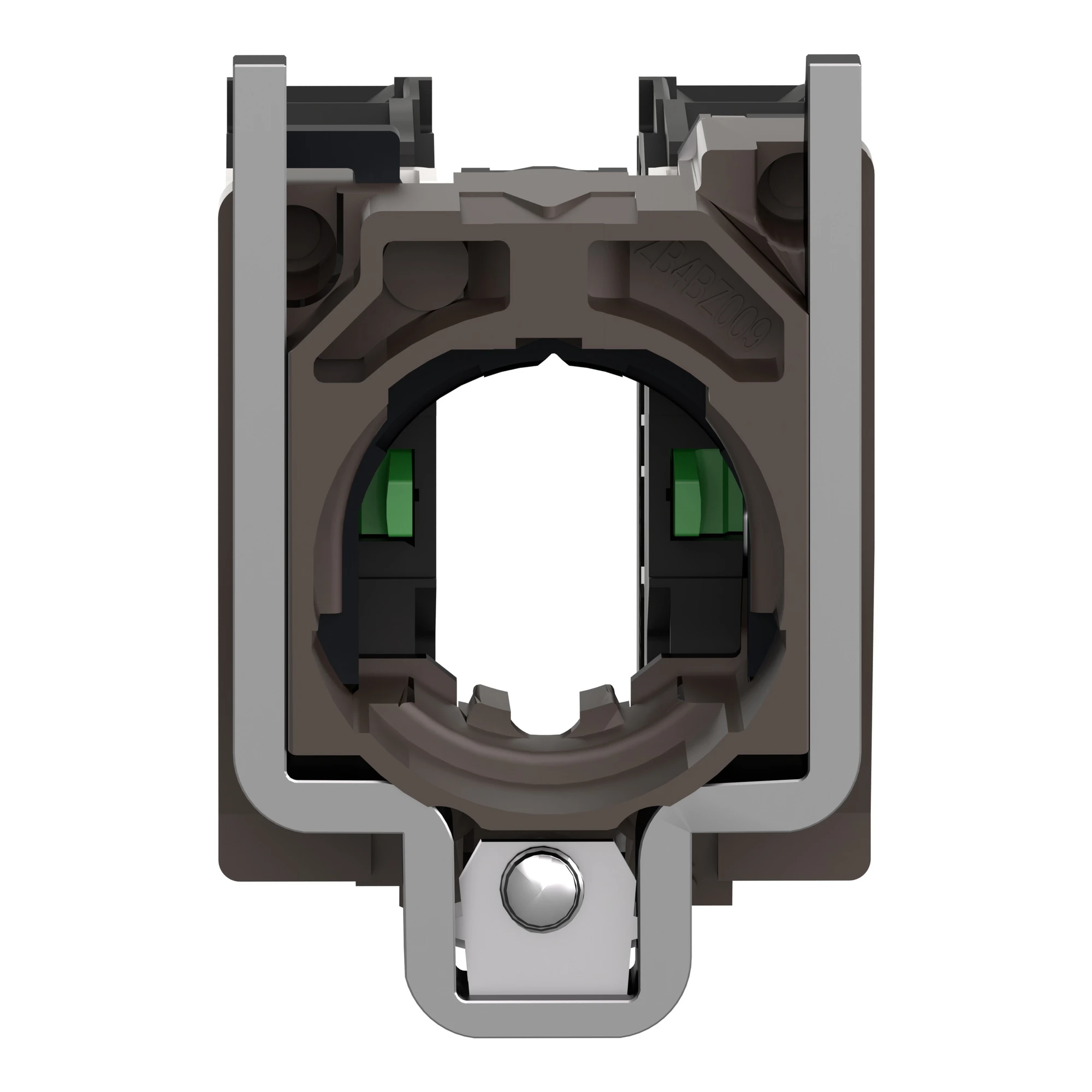 Schneider Electric ZB4BZ103TQ Auxiliary contact block with mounting flange, Harmony XB4, metal, 22mm, 30mm, 2NO, screw terminal, bulk packaging (img_007) Schneider Electric ZB4BZ103TQ Auxiliary contact block with mounting flange, Harmony XB4, metal, 22mm, 30mm, 2NO, screw terminal, bulk packaging (img_007)