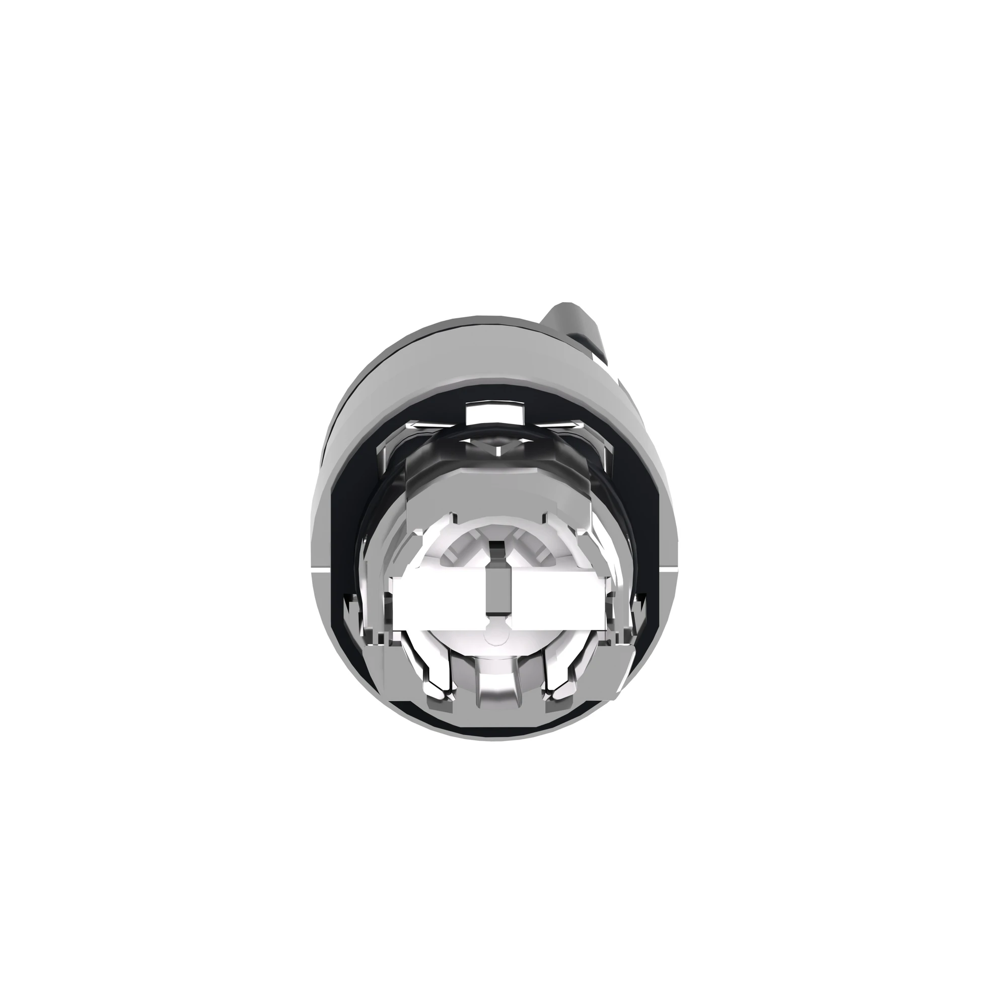 Schneider Electric ZB4BG610 Key switch, front element, Harmony XB4, metal, 22mm, black, 2 positions, momentary, Ronis 458A (img_002)
