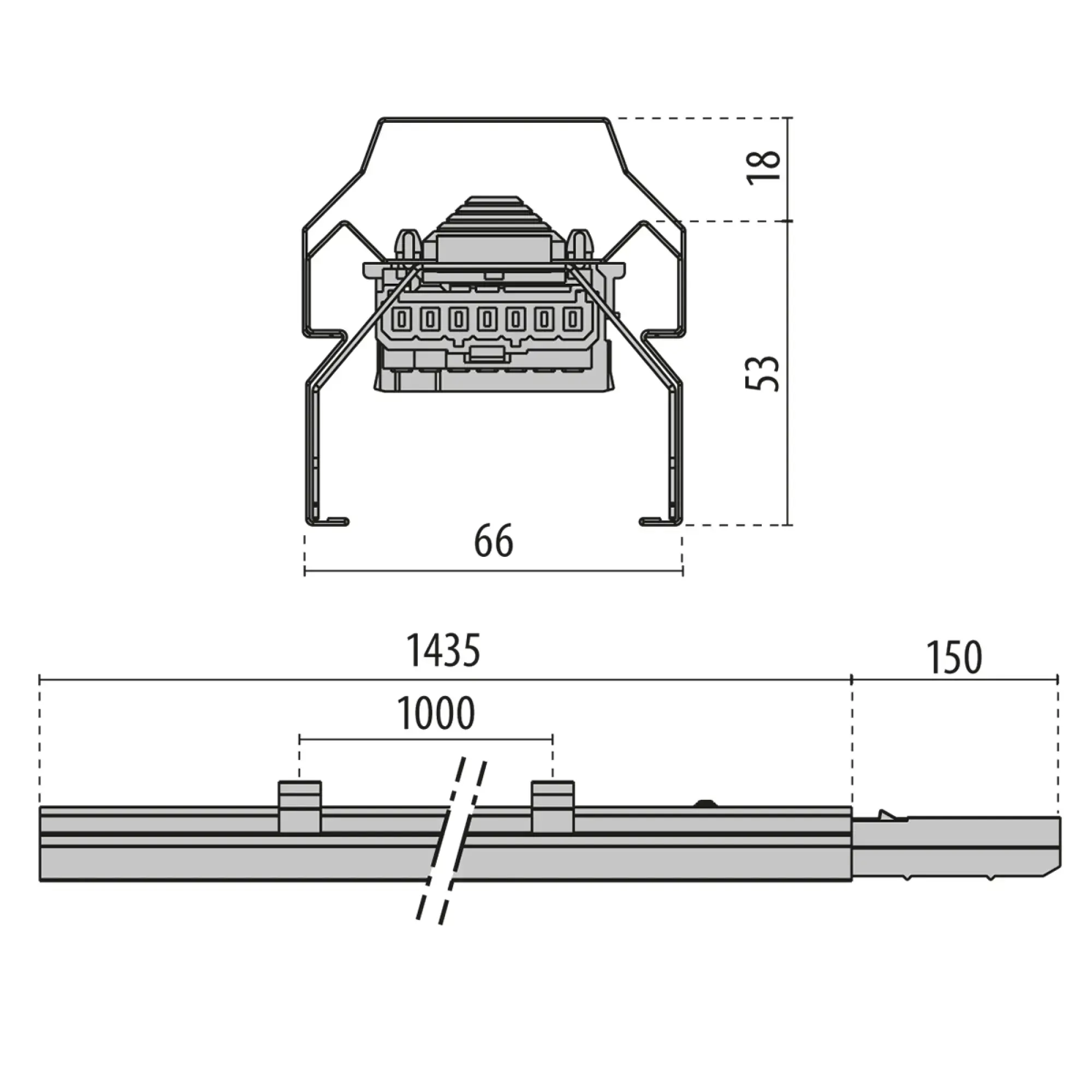 Performance iN Lighting 310563 RAIL-M TRY 7P EM - L 1435 mm (inkl. 2 Halterungen aus Edelstahl) 310563 (img_003) Performance iN Lighting 310563 RAIL-M TRY 7P EM - L 1435 mm (inkl. 2 Halterungen aus Edelstahl) 310563 (img_003)