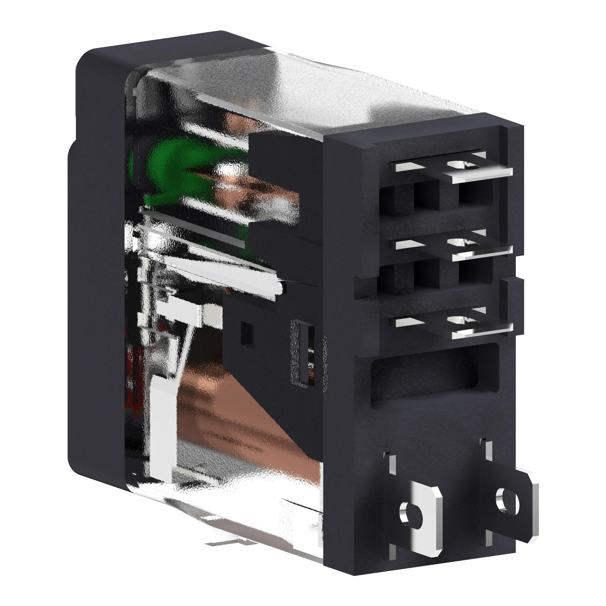Schneider Electric RXG12P7 Plug-in Interface Relay RXG, 1 C, 10 A, 230VAC, with LED, with Test Button (img_003)