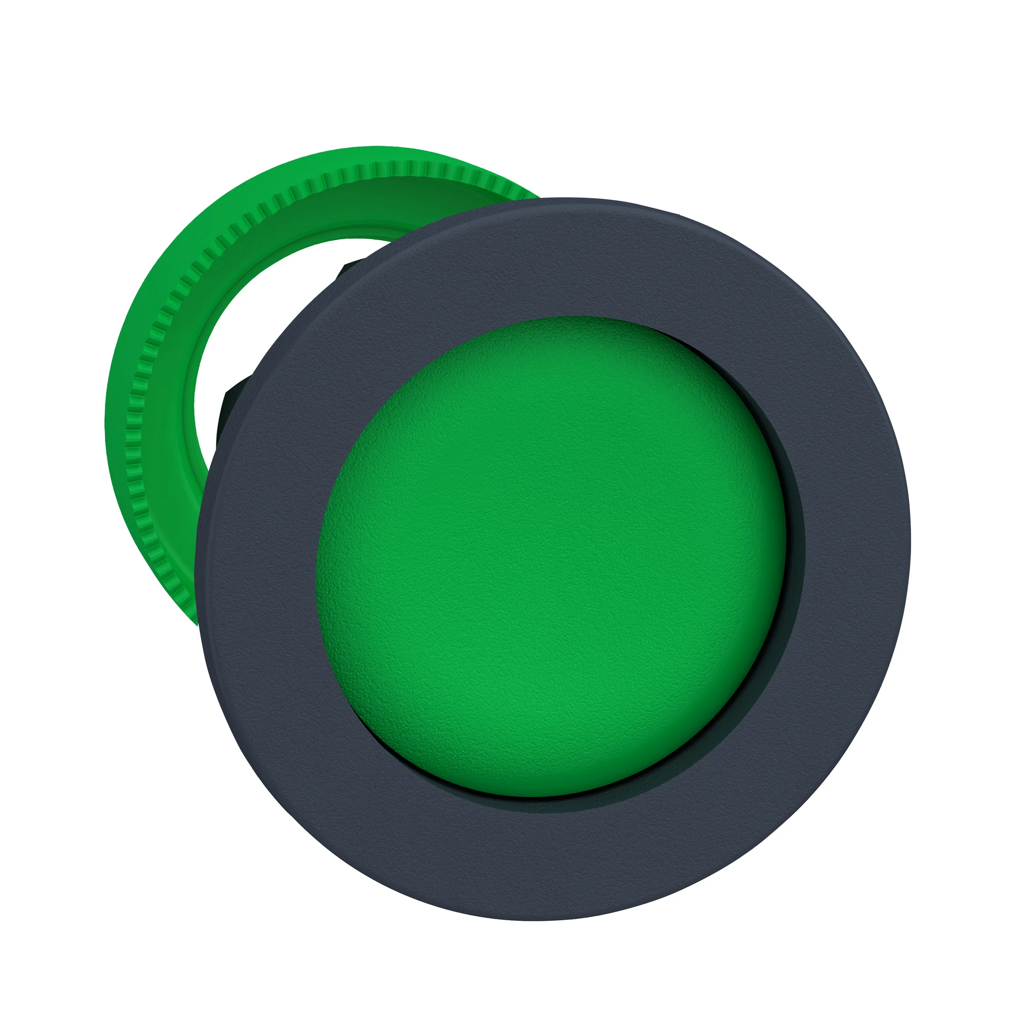 Schneider Electric ZB5FA36 Pushbutton, Front Element, Harmony XB5F, Plastic, 30mm, Green, Momentary, Unlabeled (img_001)