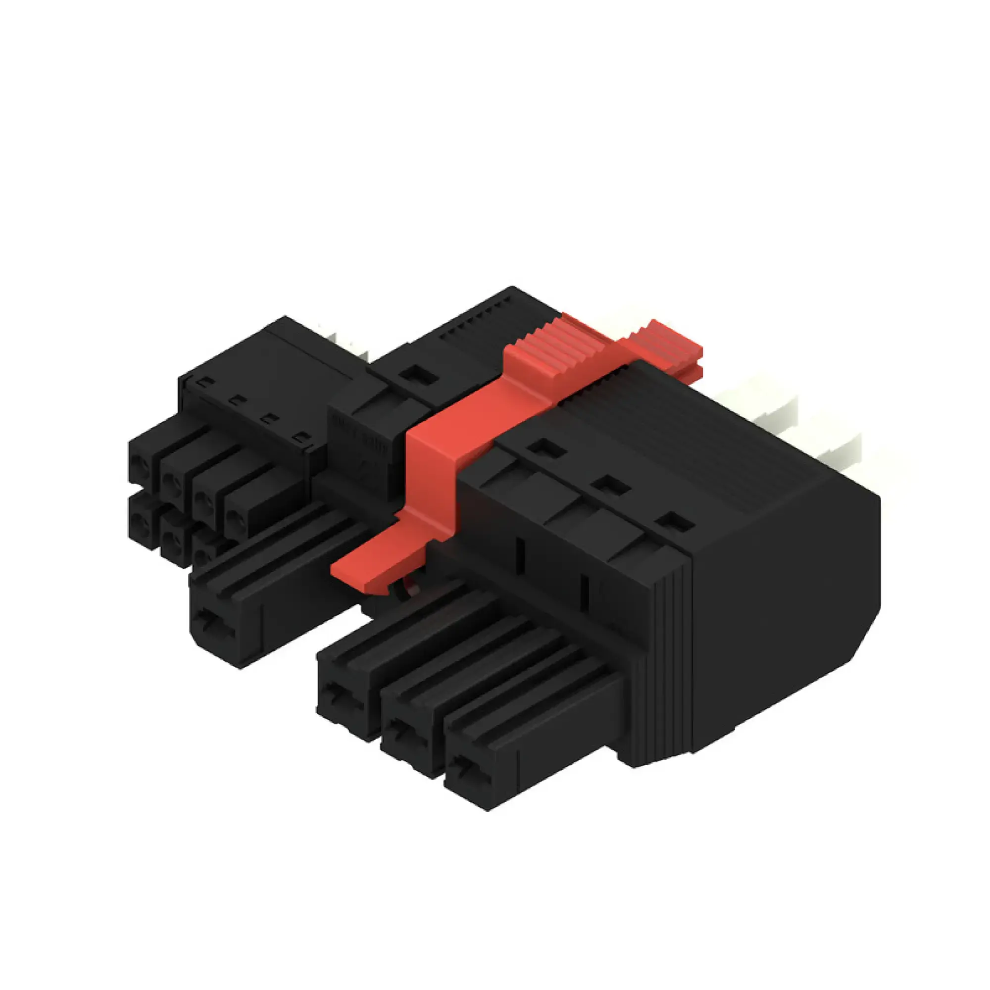 Weidmüller 2549500000 Hybrid connector (wire connection), 7.62 mm, Number of poles: 4, PUSH IN with actuator (img_001)