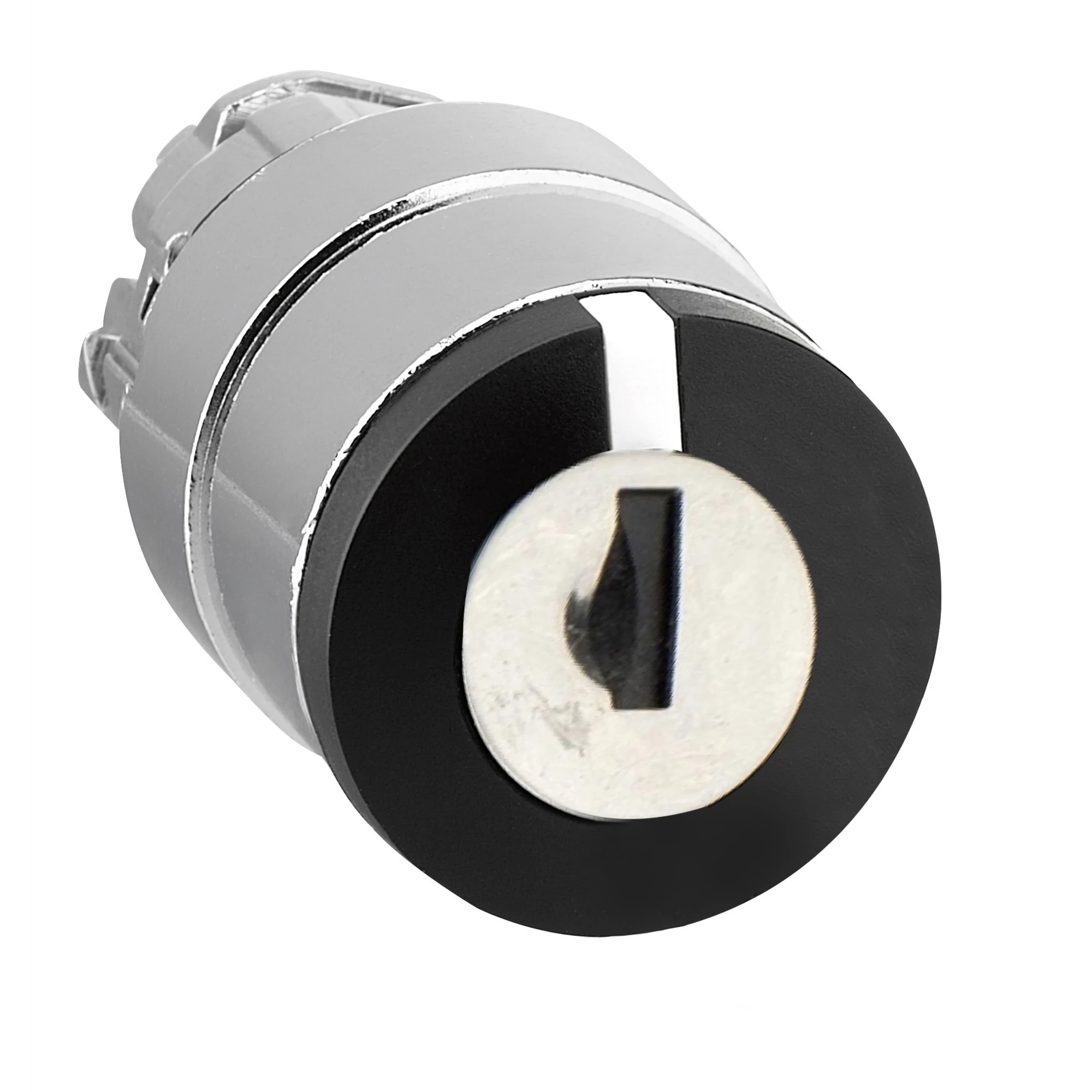 Schneider Electric ZB4BG7 Key switch, front element, Harmony XB4, metal, 22mm, black, 3 positions, center locking (img_001) Schneider Electric ZB4BG7 Key switch, front element, Harmony XB4, metal, 22mm, black, 3 positions, center locking (img_001)