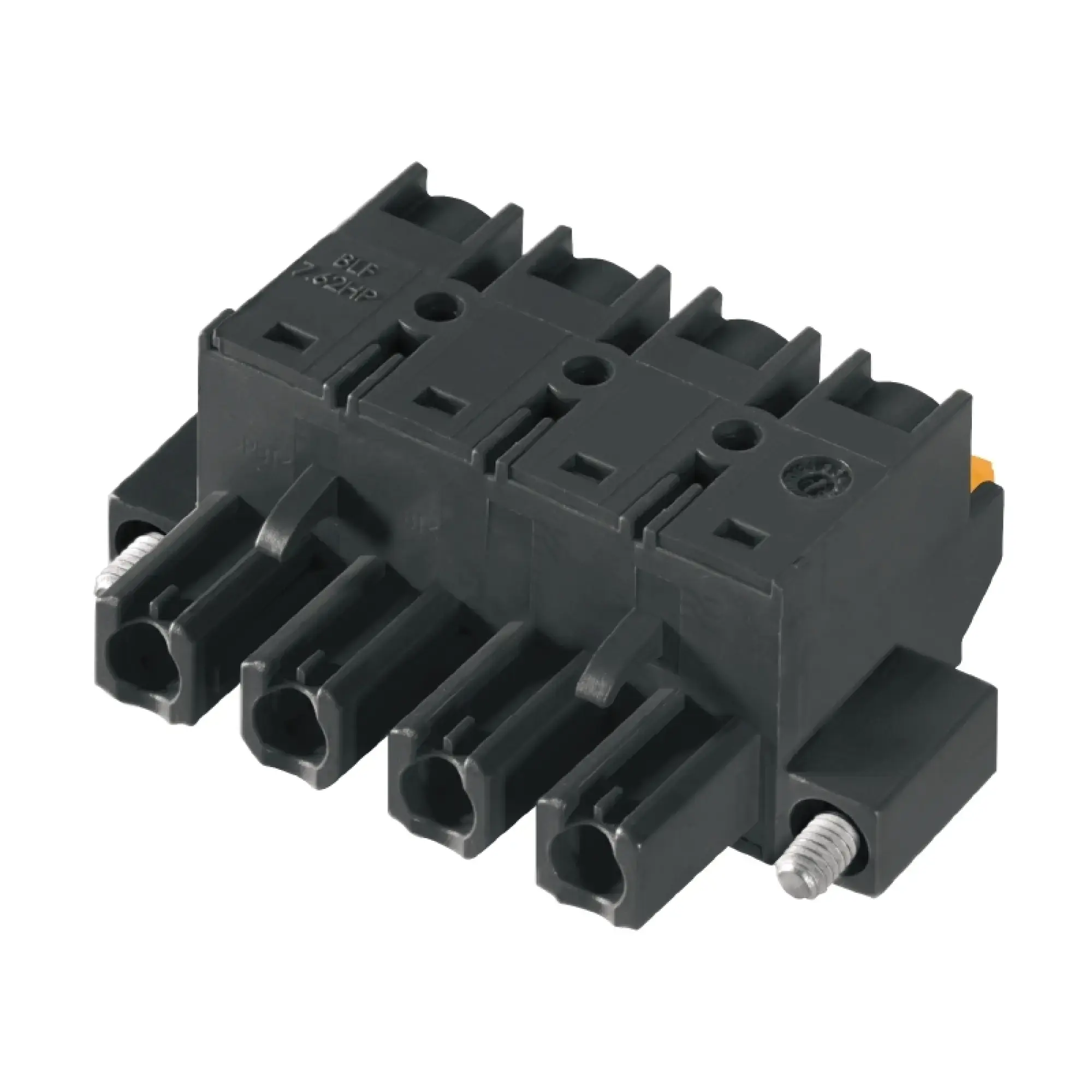 Weidmüller 1043930000 PCB connector (wire connection), 1000 V, 29 A, Pitch in mm: 7.62, 2.5 mm², Number of poles: 4, PUSH IN with actuator, Box (img_001)
