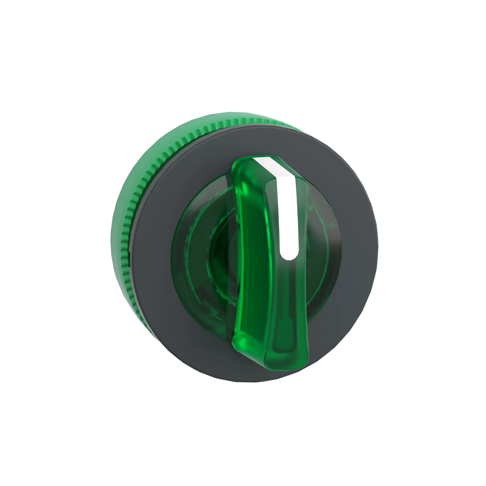 Schneider Electric ZB5FK1733 Illuminated Selector Switch, Front Element, Harmony XB5F, Plastic, 30mm, Green, for Universal LED, 3 Positions, Momentary Left (img_002)