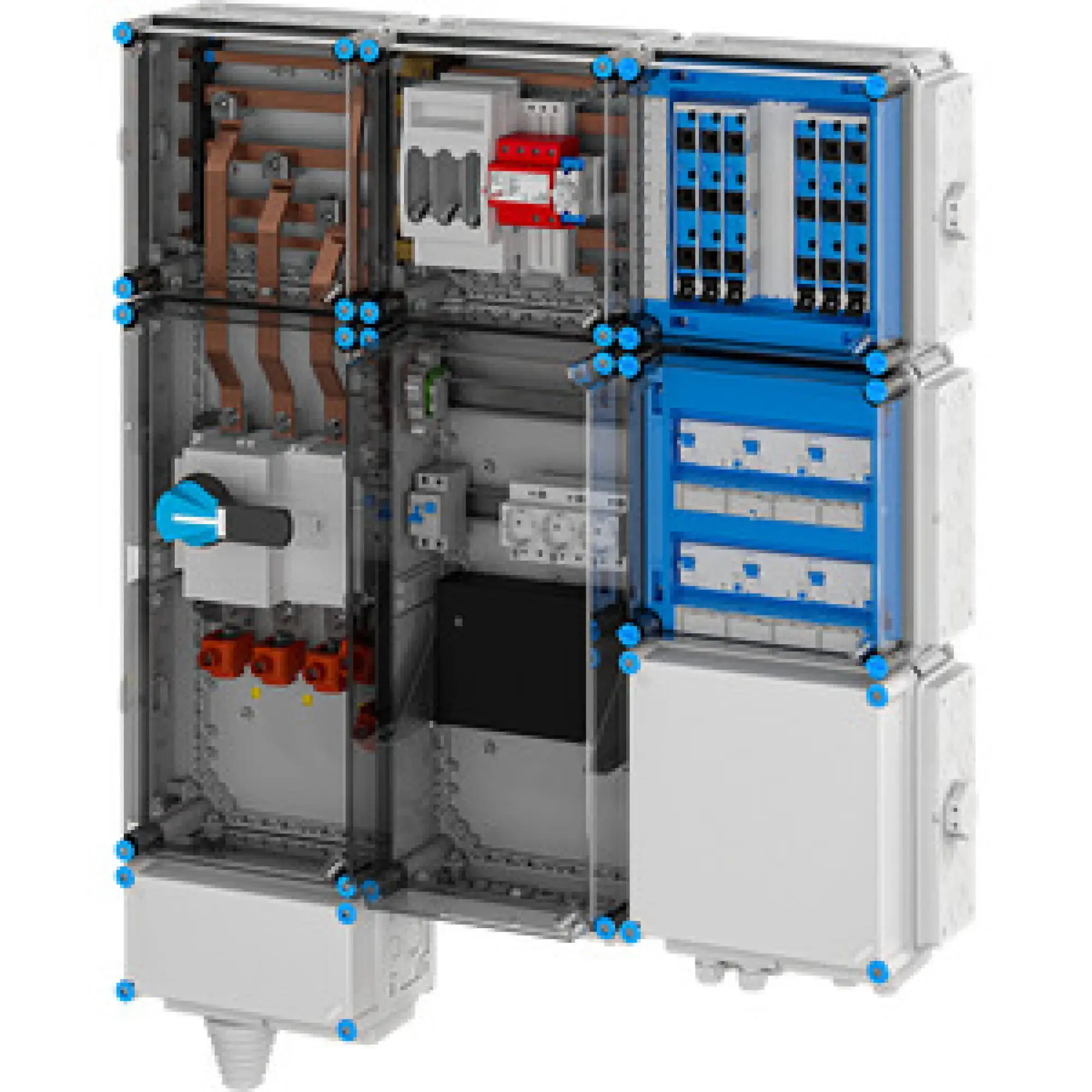 Hensel 65000115 Ladeverteiler für bis zu 6 Ladepunkte à 11kW Mi EV 11kW 6101 (img_002) Hensel 65000115 Ladeverteiler für bis zu 6 Ladepunkte à 11kW Mi EV 11kW 6101 (img_002)