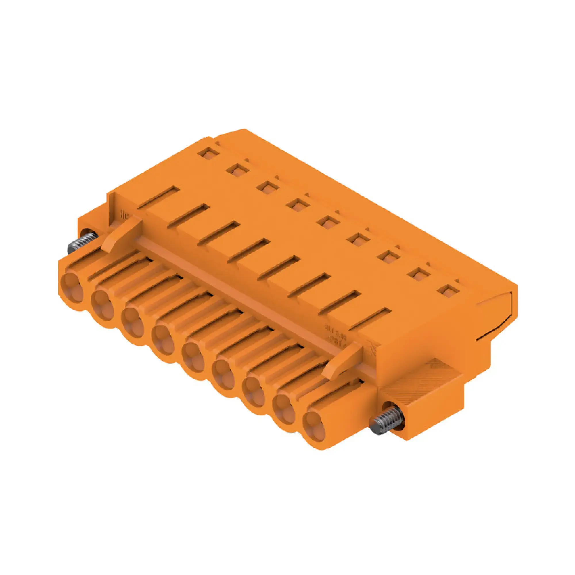 Weidmüller 1844060000 PCB connector (wire connection), 320 V, 27 A, Pitch in mm: 5.08, 2.5 mm², Number of poles: 9, TOP connection, Box (img_001)