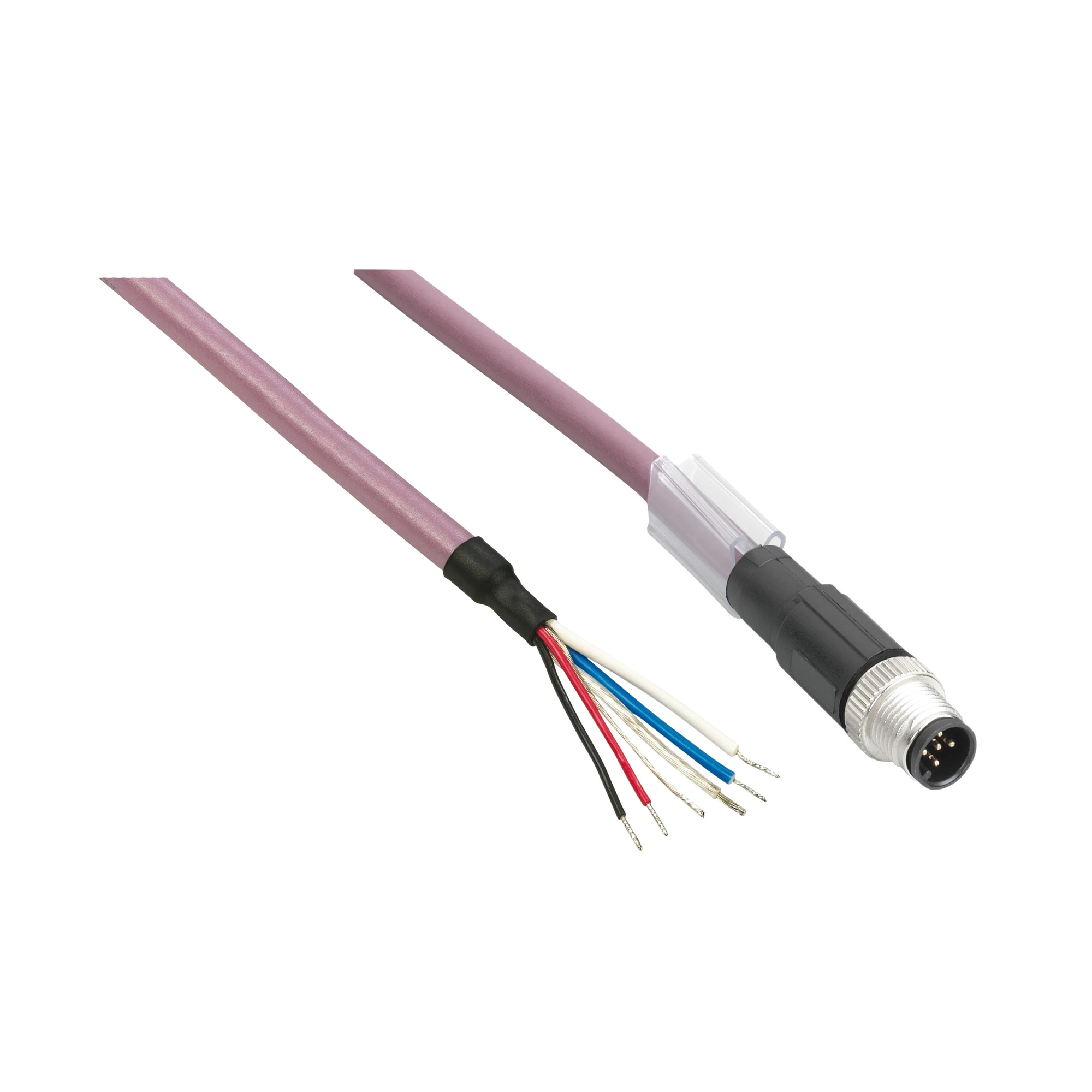 Schneider Electric TCSXCNDFNX10V Power distribution cable IN, straight, M8 socket-wire -10m (img_001)