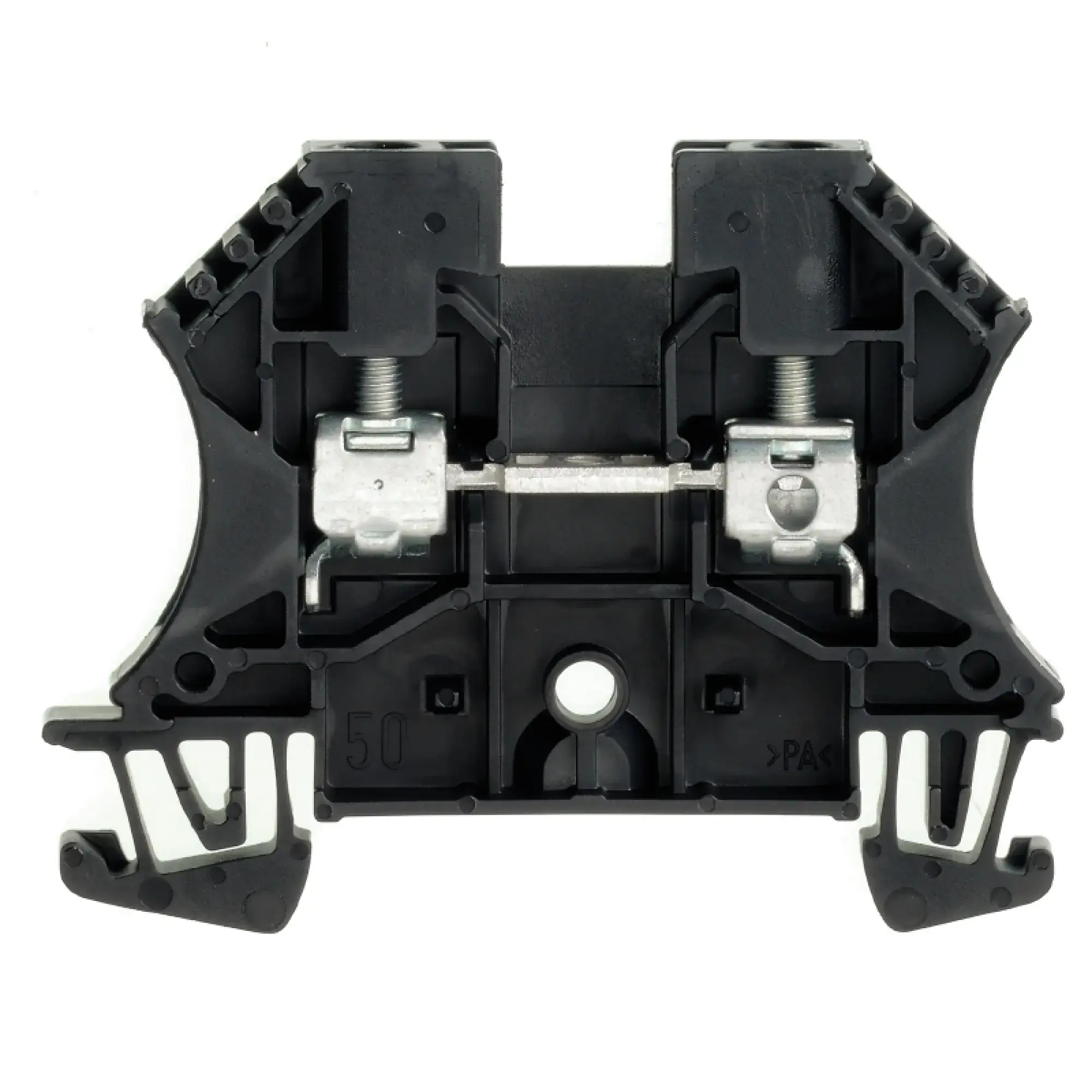 Weidmüller 1020110000 Feed-through terminal block, Screw connection, black, 4 mm², 32 A, 800 V, Number of connections: 2 (img_001)