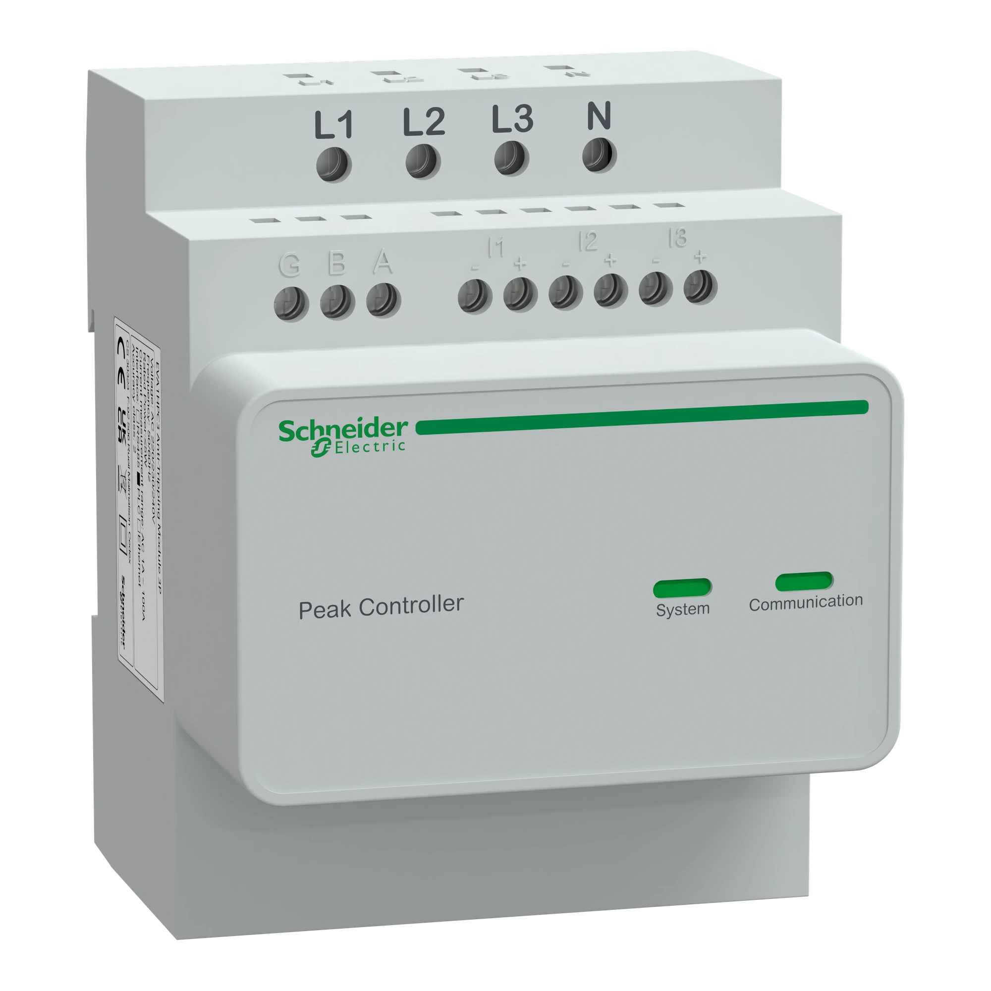 Schneider Electric EVA1HPC3 EVlink Home Peak Controller, Charge Management, 3-phase, PLC, 4 TE (img_001) Schneider Electric EVA1HPC3 EVlink Home Peak Controller, Charge Management, 3-phase, PLC, 4 TE (img_001)