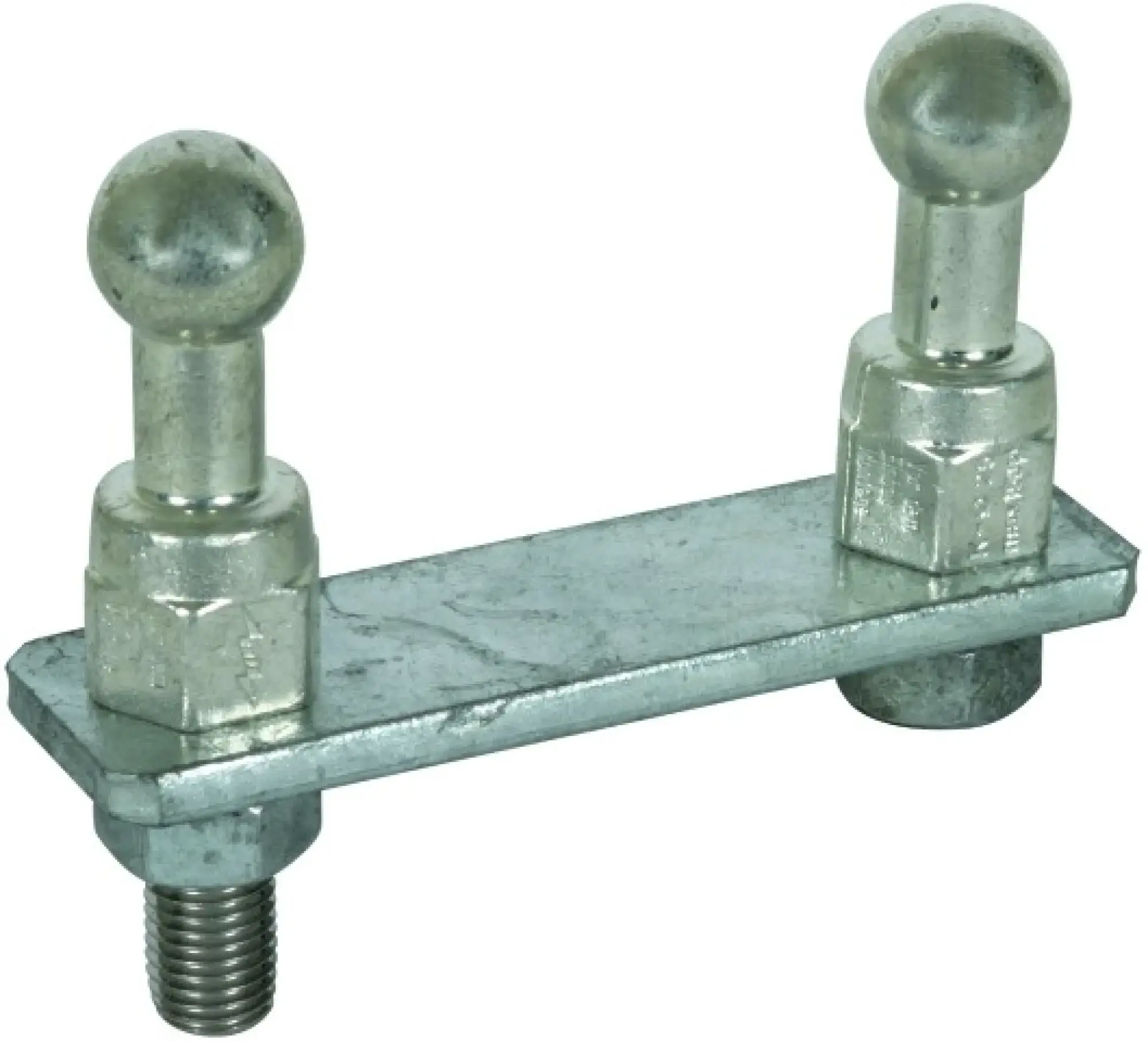 Dehn 728502 Earth connection plate for towers with two fixed ball points D 25mm DB Mat. No. 157548 Z. No. 3 Ebgw 01.61 (img_003)