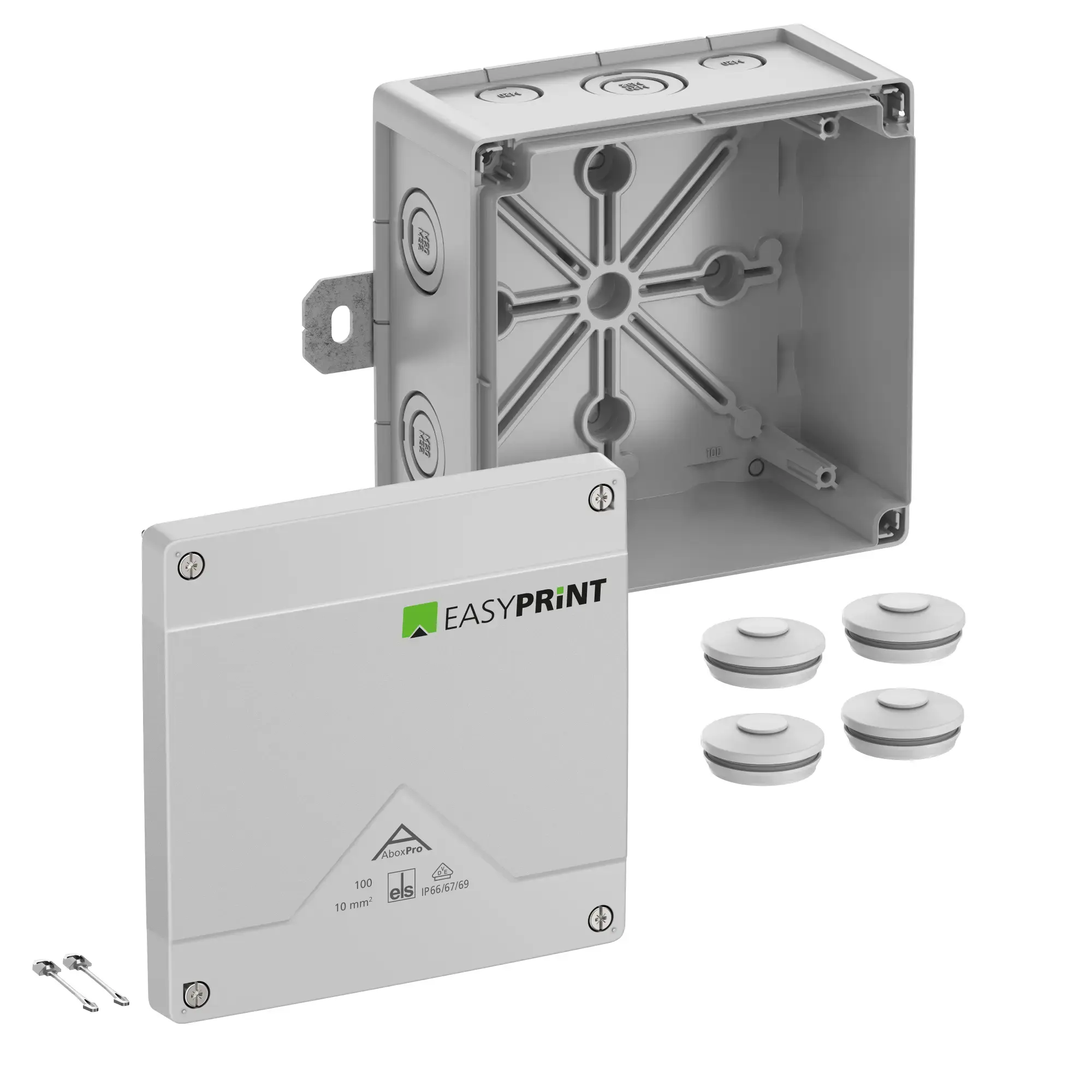 Spelsberg 410401EP Junction box, Type of protection IP66/IP67/IP69, max. 10², IK09, Protection class II, Ui 1000V AC, Ui 1000V DC, DLG, DNV, VDE, Halogen free (img_001) Spelsberg 410401EP Junction box, Type of protection IP66/IP67/IP69, max. 10², IK09, Protection class II, Ui 1000V AC, Ui 1000V DC, DLG, DNV, VDE, Halogen free (img_001)