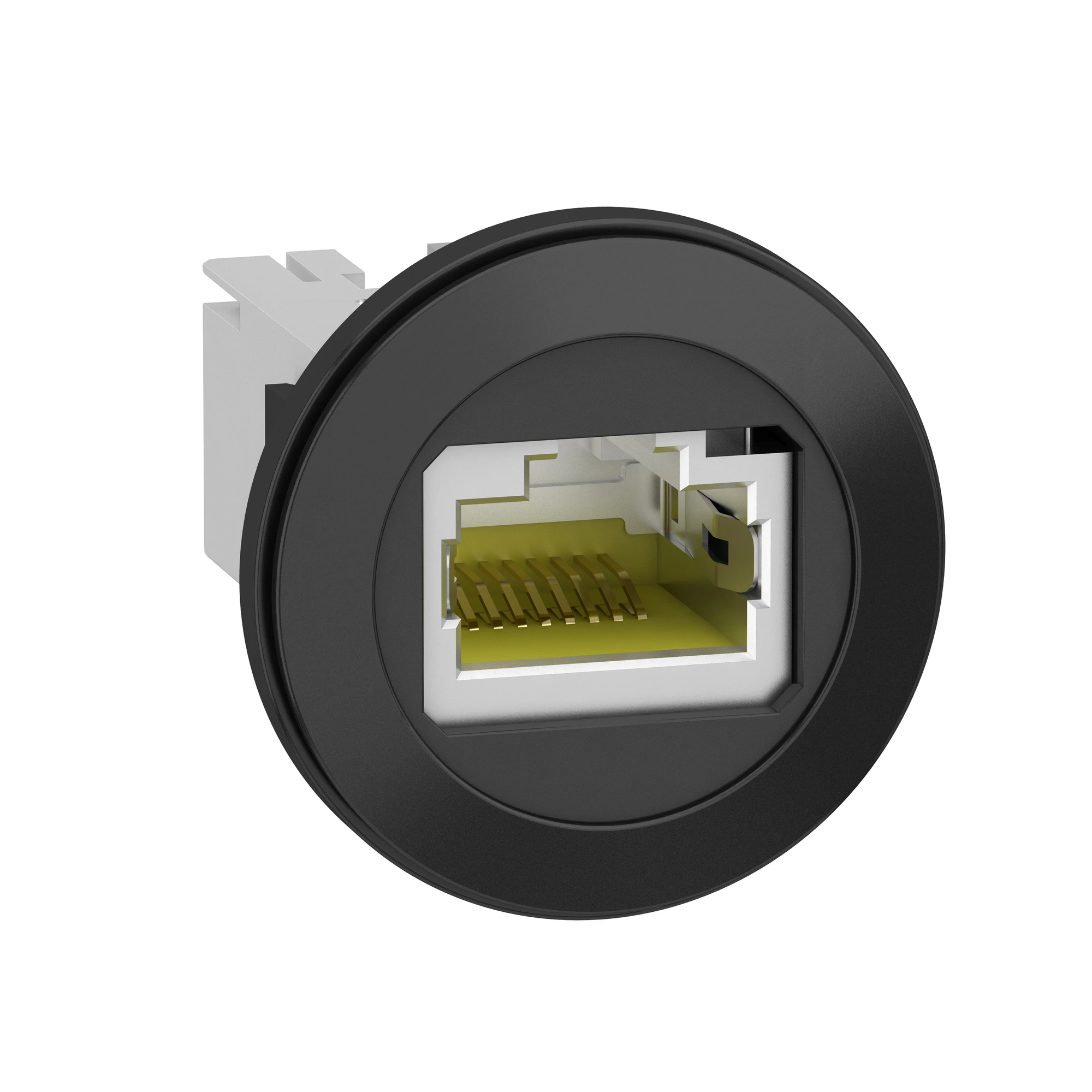 Schneider Electric XB5PRJ45 RJ45 socket, Harmony XB5, plastic, black, interface, Ethernet, RJ45 (img_001)