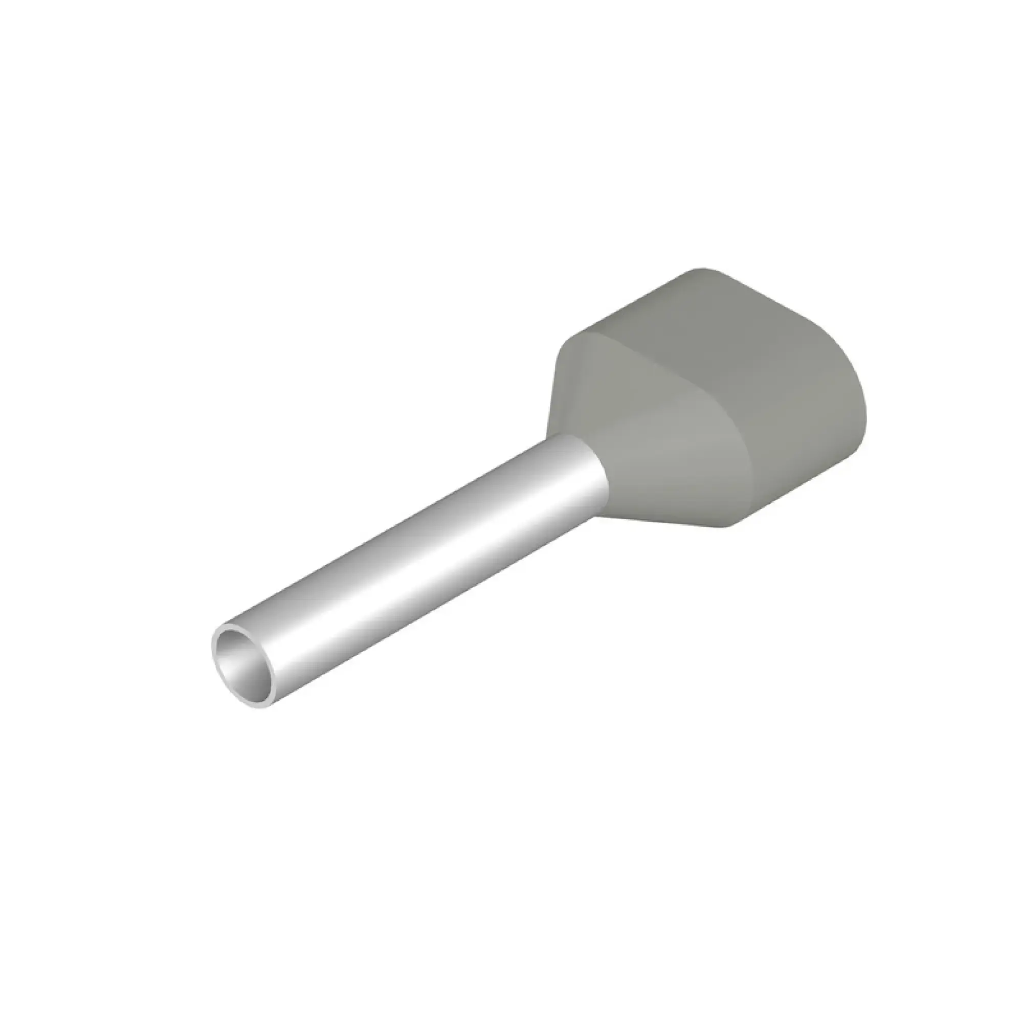 Weidmüller 9004770000 Wire end ferrule, Twin wire-end ferrule, 0.75 mm², Stripping length: 13 mm, grey (img_001)