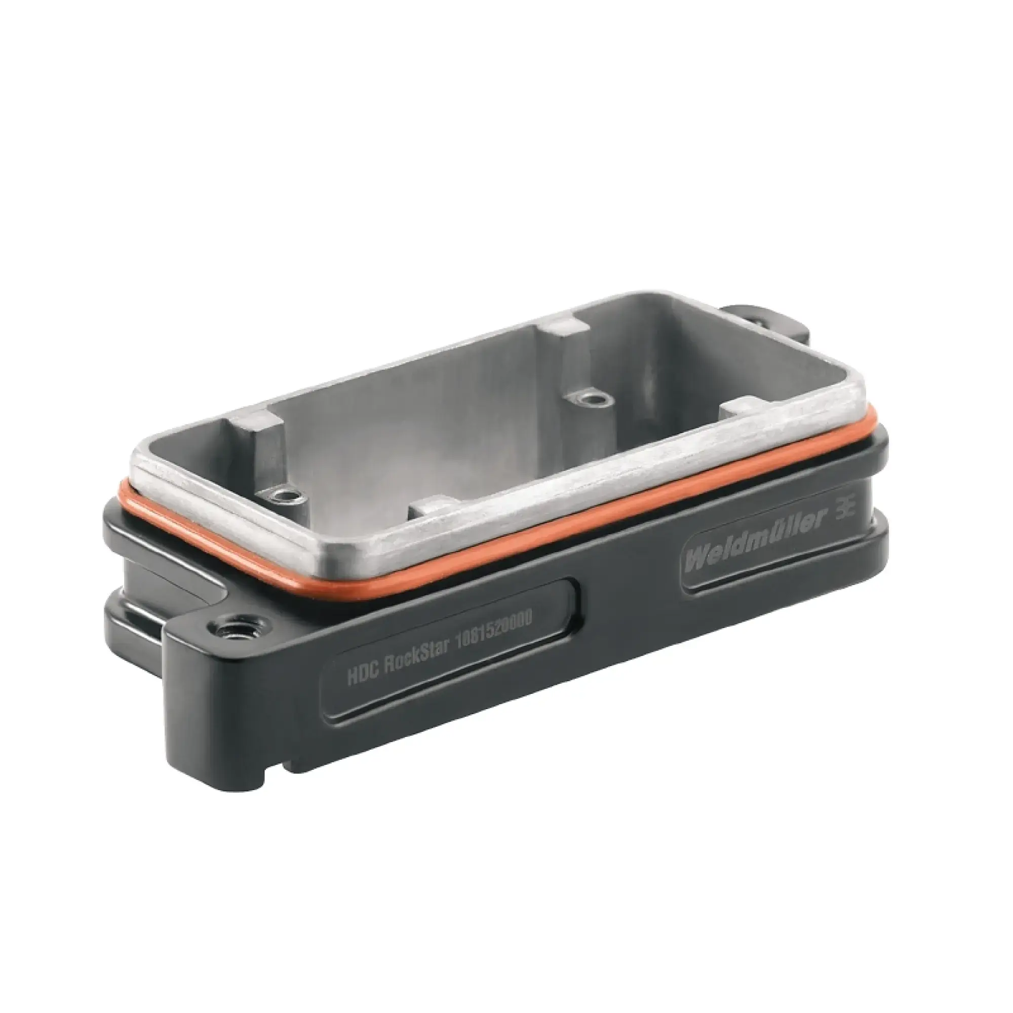 Weidmüller 1081520000 Housing (industry plug-in connectors), Bulkhead housing, Clamping yoke connection, Size: 4, IP69K, IP66 (in plugged condition), IP68 (in plugged condi (img_001)