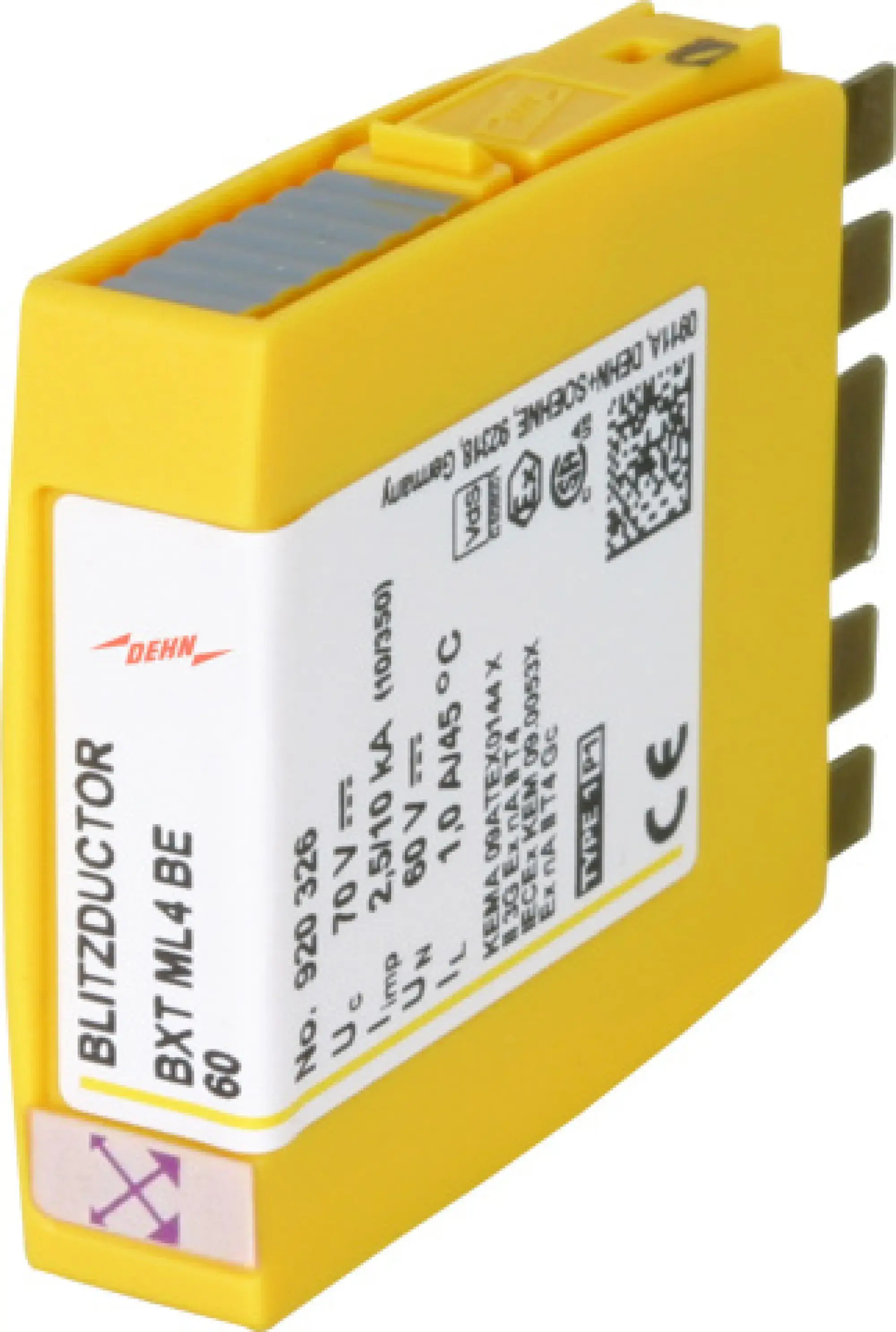 Dehn 920326 Combined arrester module for 4 single lines BLITZDUCTOR XT with LifeCheck (img_001)