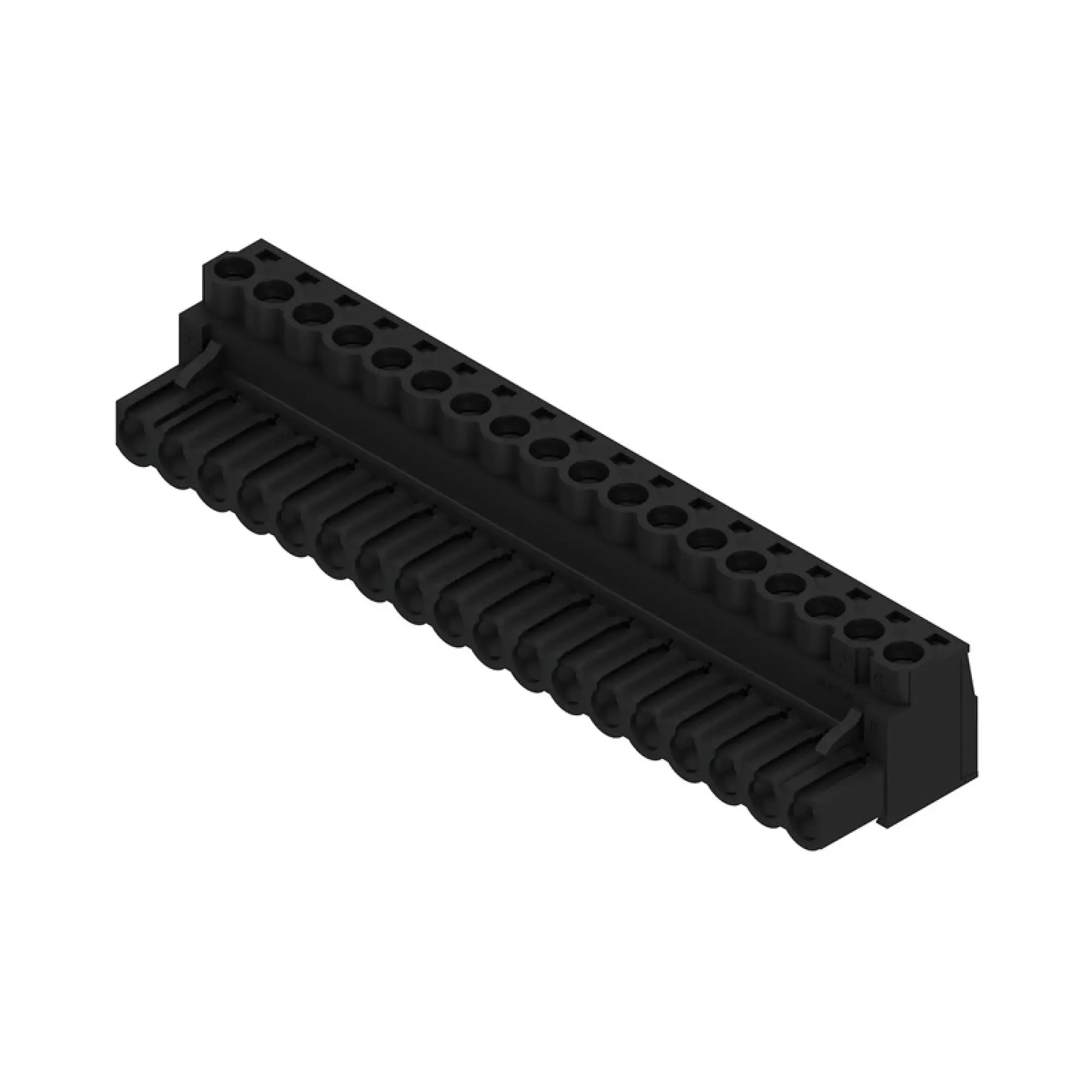 Weidmüller 1943970000 PCB connector (wire connection), 320 V, 23 A, Pitch in mm: 5.08, 4 mm², Number of poles: 18, Clamping yoke connection, Box (img_001) Weidmüller 1943970000 PCB connector (wire connection), 320 V, 23 A, Pitch in mm: 5.08, 4 mm², Number of poles: 18, Clamping yoke connection, Box (img_001)