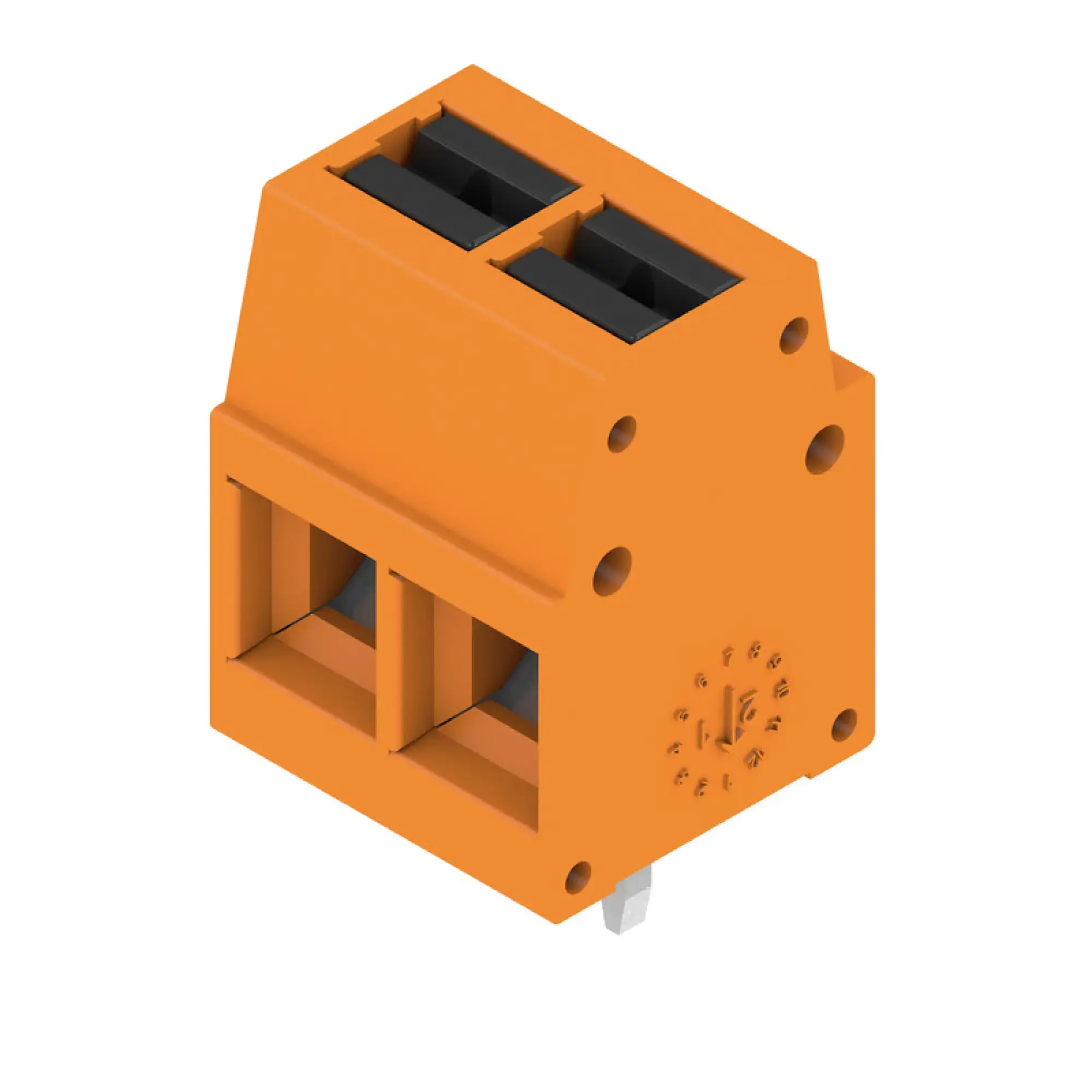 Weidmüller 2786530000 PCB terminal, 350 V, 24 A, Pitch in mm: 5.00, 2.5 mm², Number of poles: 2, PUSH IN with actuator, THT solder connection, 90°, Box (img_001) Weidmüller 2786530000 PCB terminal, 350 V, 24 A, Pitch in mm: 5.00, 2.5 mm², Number of poles: 2, PUSH IN with actuator, THT solder connection, 90°, Box (img_001)